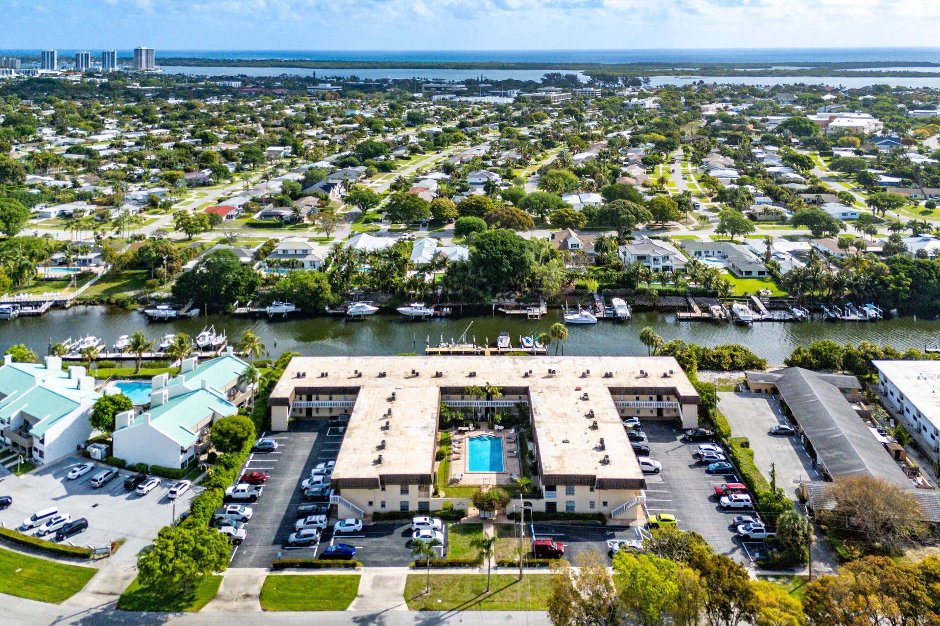 342 Southwind Drive, #102, North Palm Beach, FL 33408 Aerial of Condo