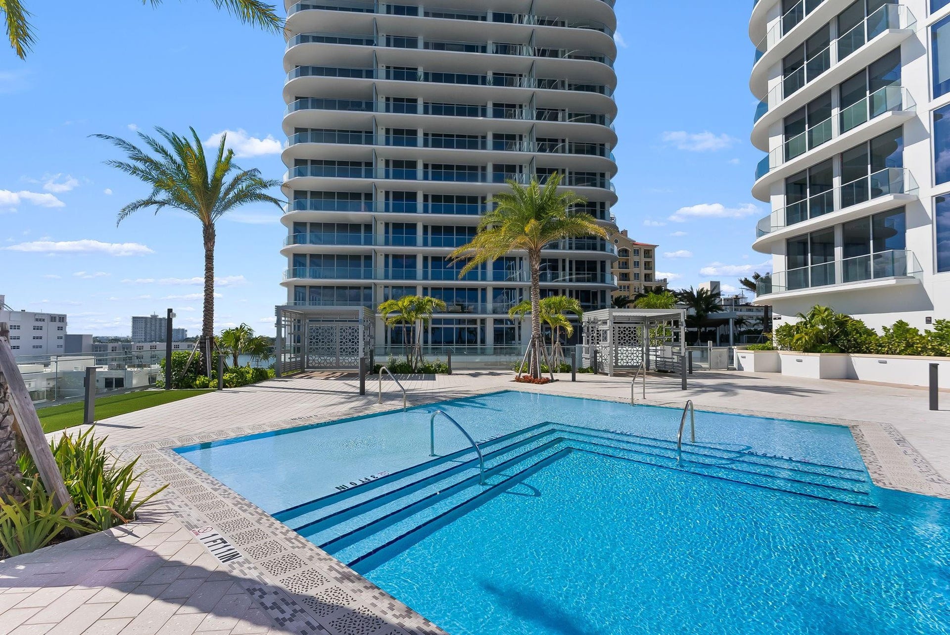 153 N Seabreeze Boulevard, #Unit 1105s, Fort Lauderdale, FL 33304 Morning Pool facing the Atlantic Ocean