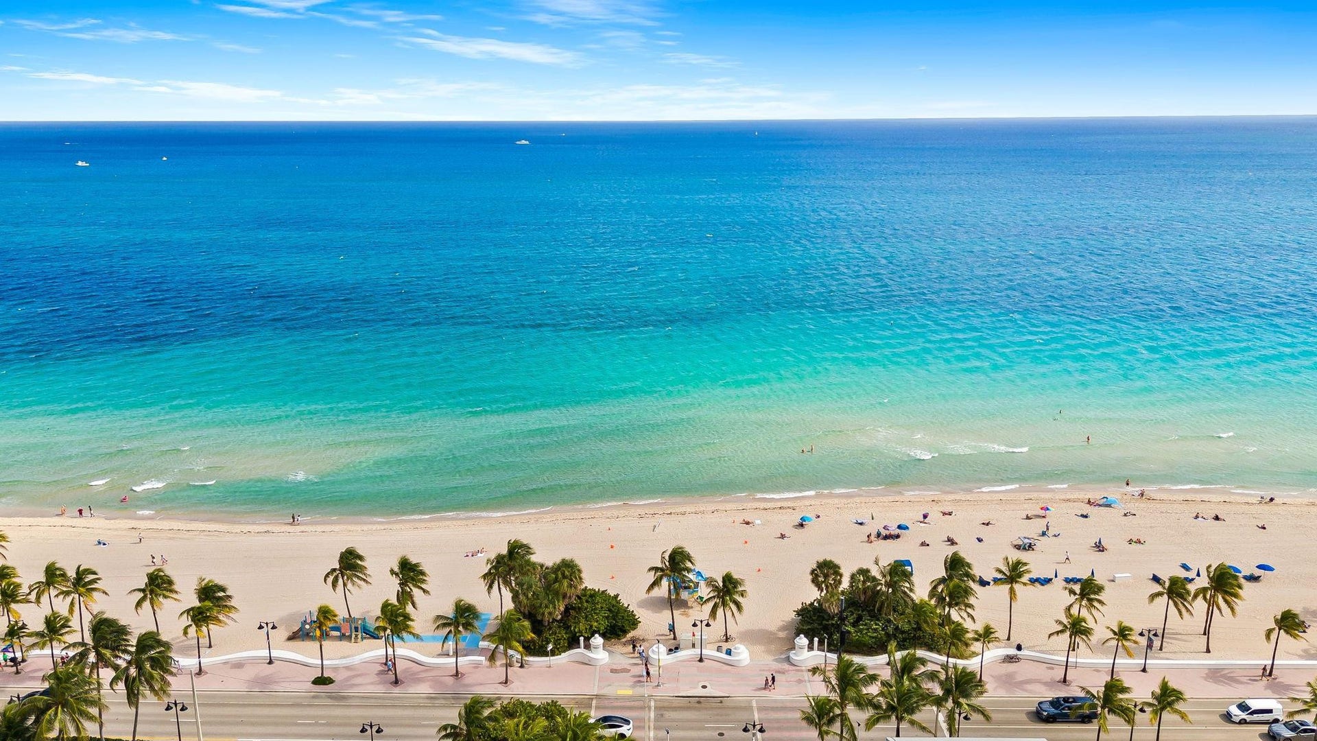 153 N Seabreeze Boulevard, #Unit 1105s, Fort Lauderdale, FL 33304 Actual view from the terrace of 1105-S.