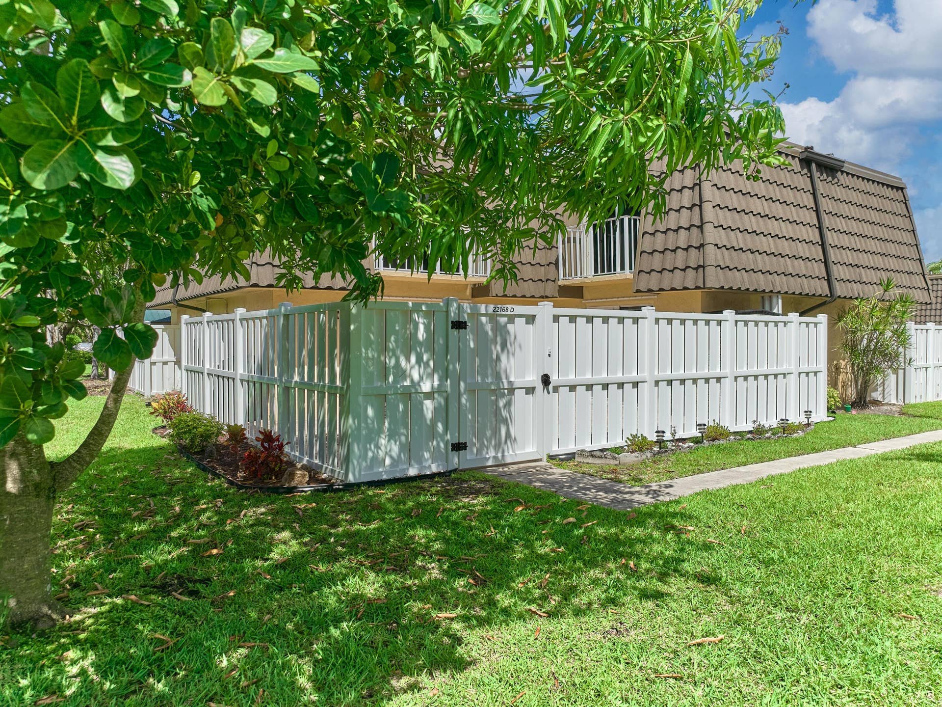 New fence