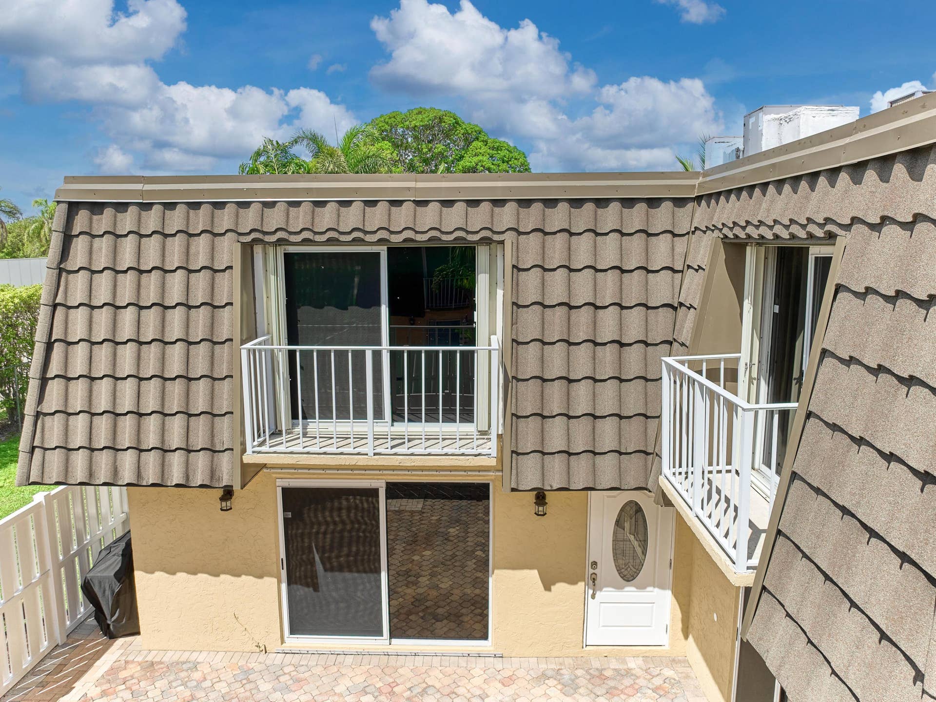 Accordian shutters on balconies corner to Hide your BBQ