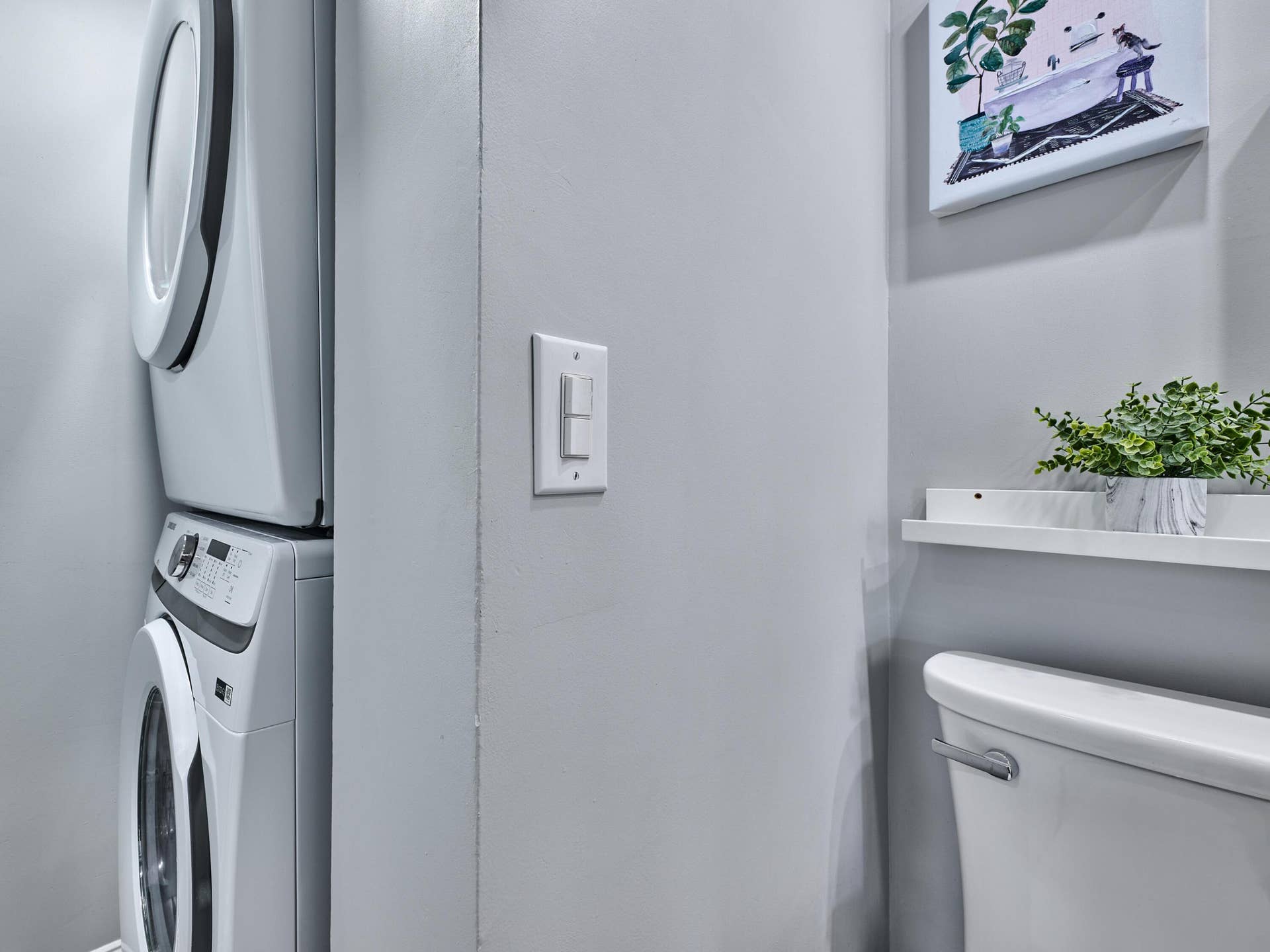 Washer and dryer