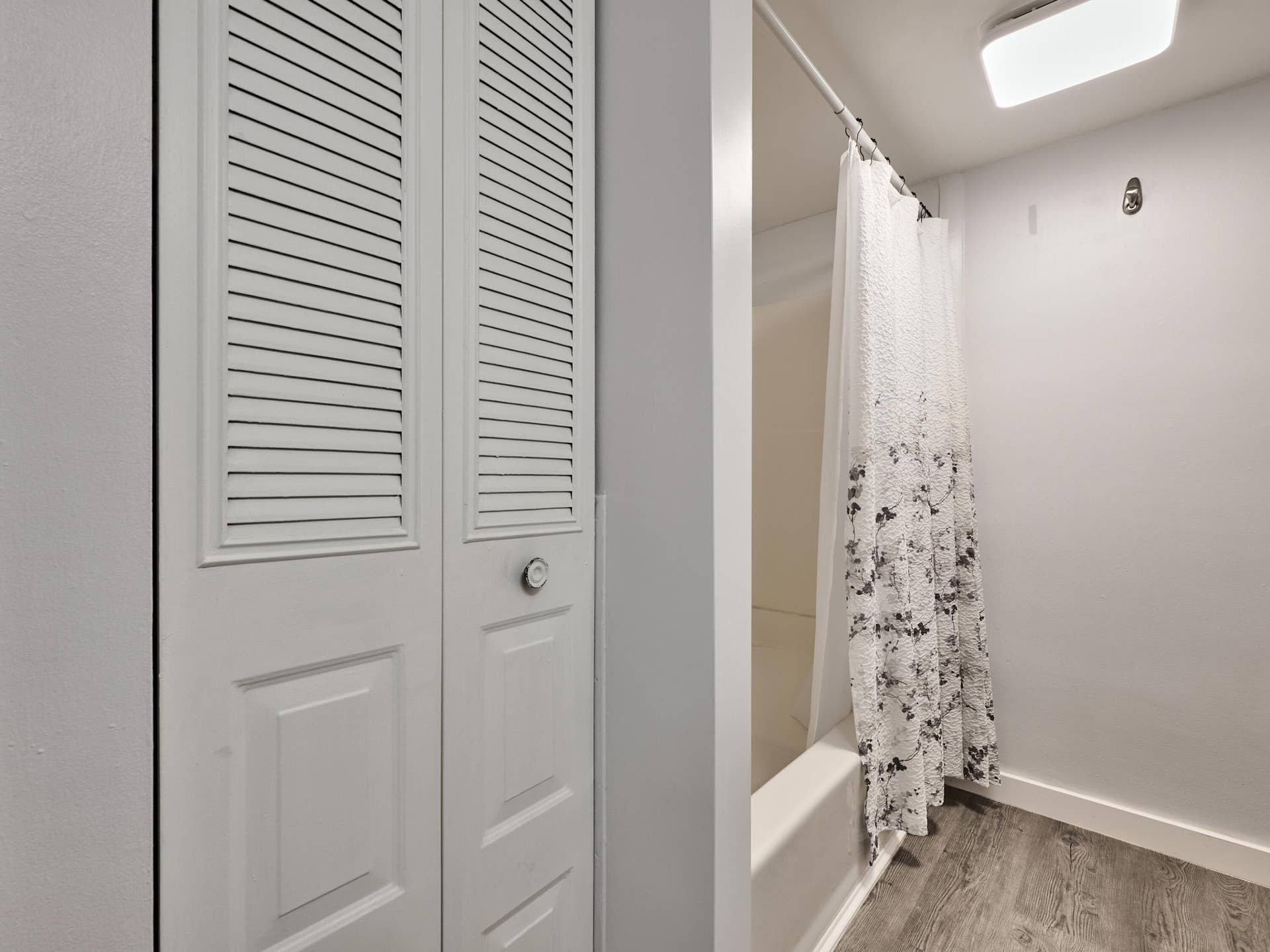 Tub & Linen closet