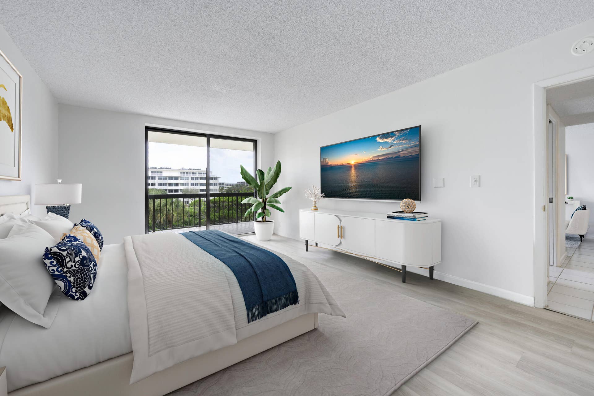 STAGED PRIMARY BEDROOM