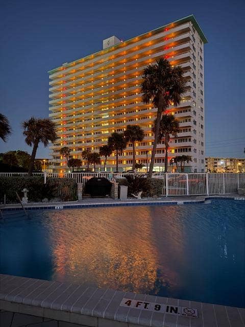 4050 N Ocean Drive, #1504, Lauderdale By The Sea, FL 33308 caribe night view