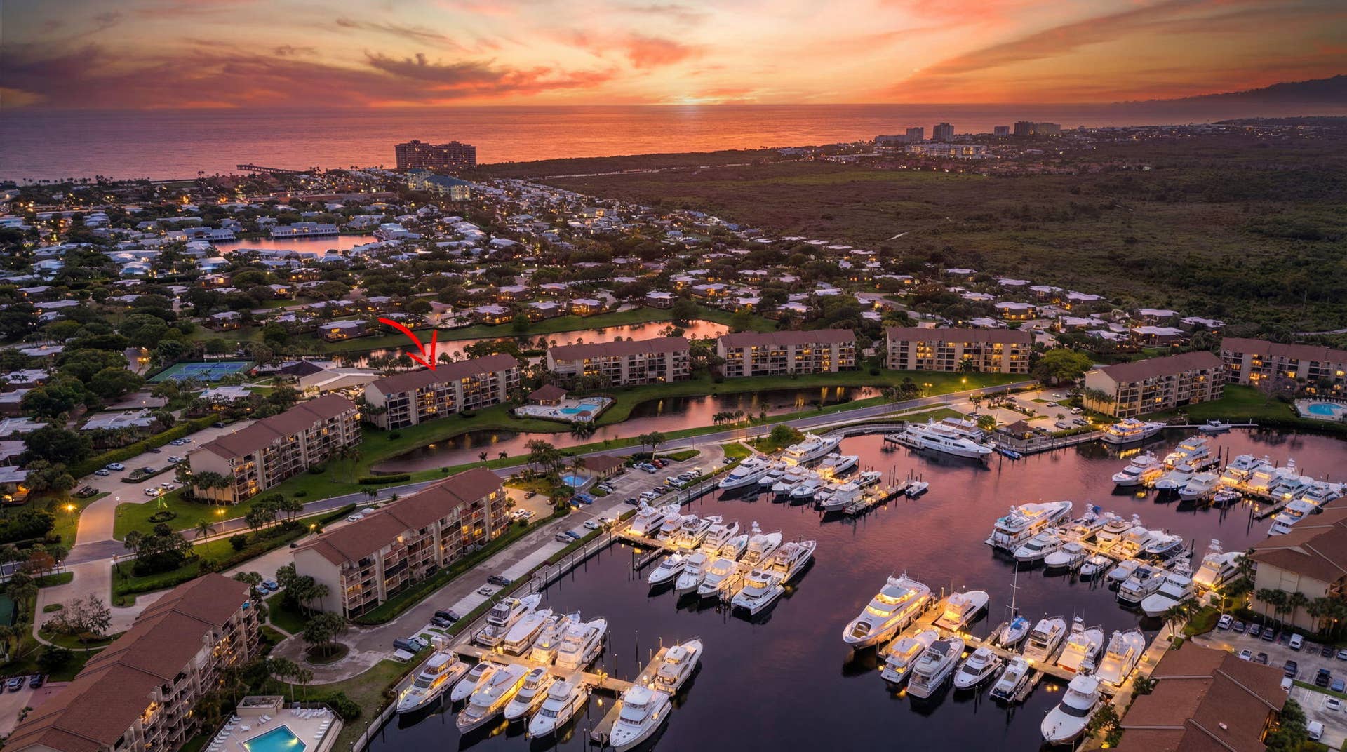 601 Seafarer Circle, #504, Jupiter, FL 33477 Amazing sunsets!