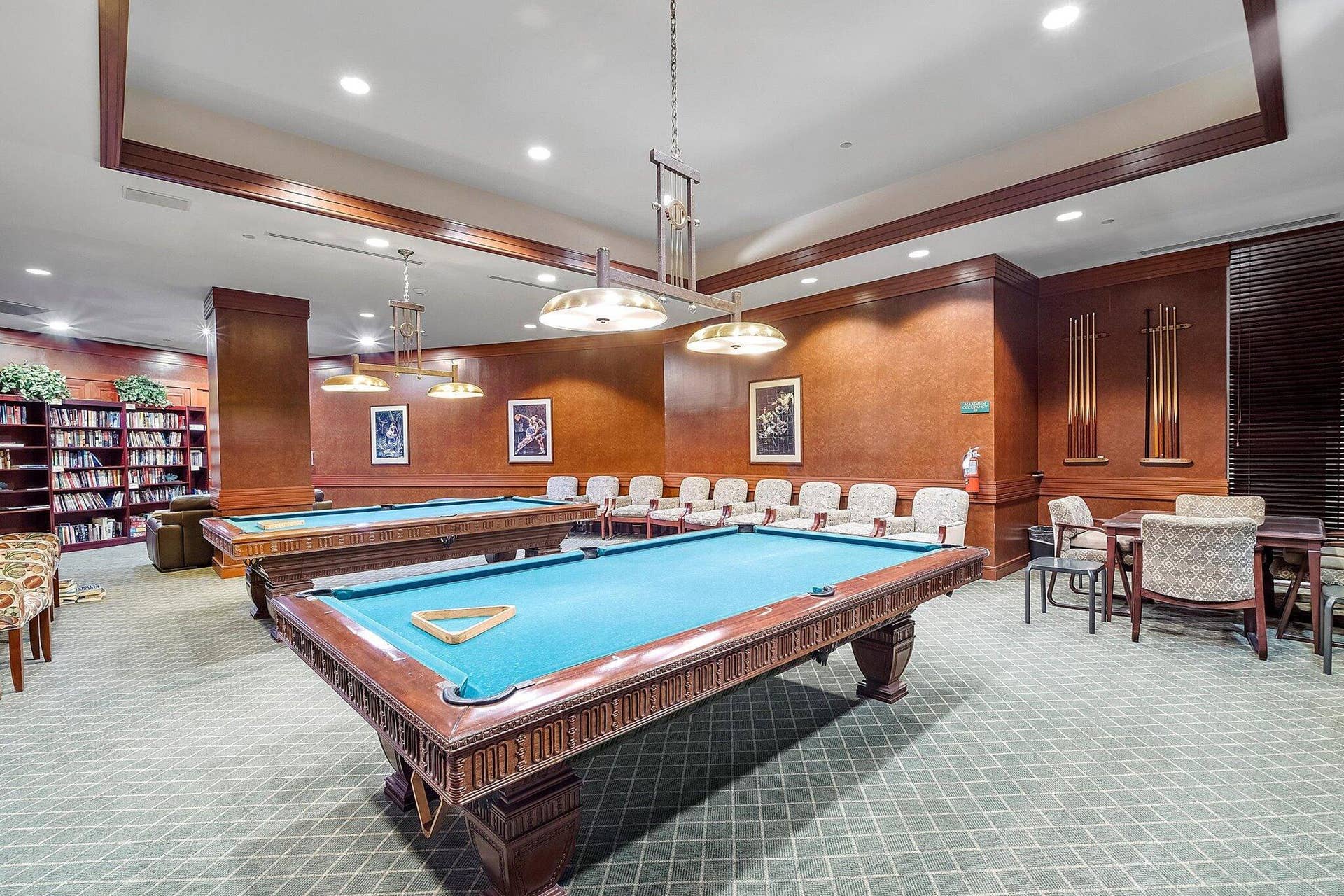 3100 N Ocean Boulevard, #601, Fort Lauderdale, Fort Lauderdale, FL 33308 095-009_LHI Billiard Rm-Library
