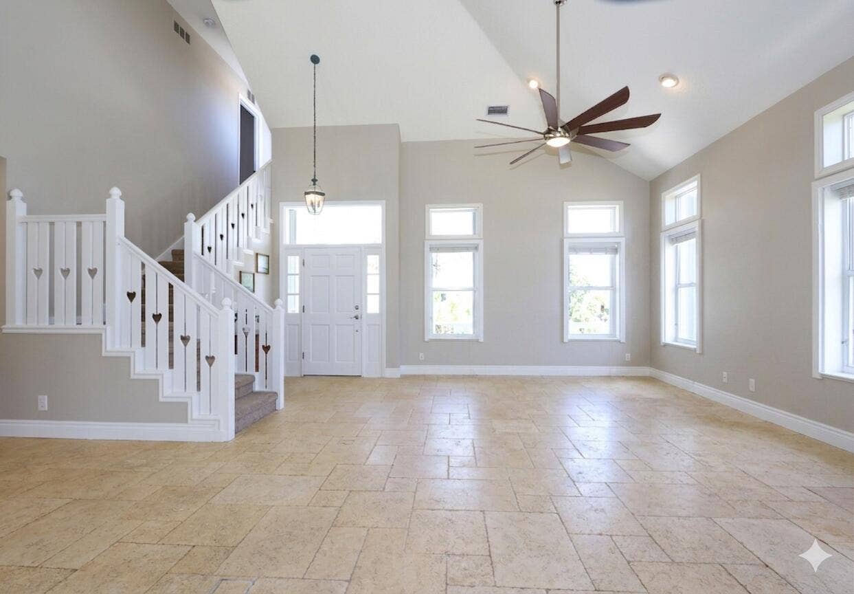 400 Seaside Lane, Juno Beach, FL 33408 Living room unfurnished