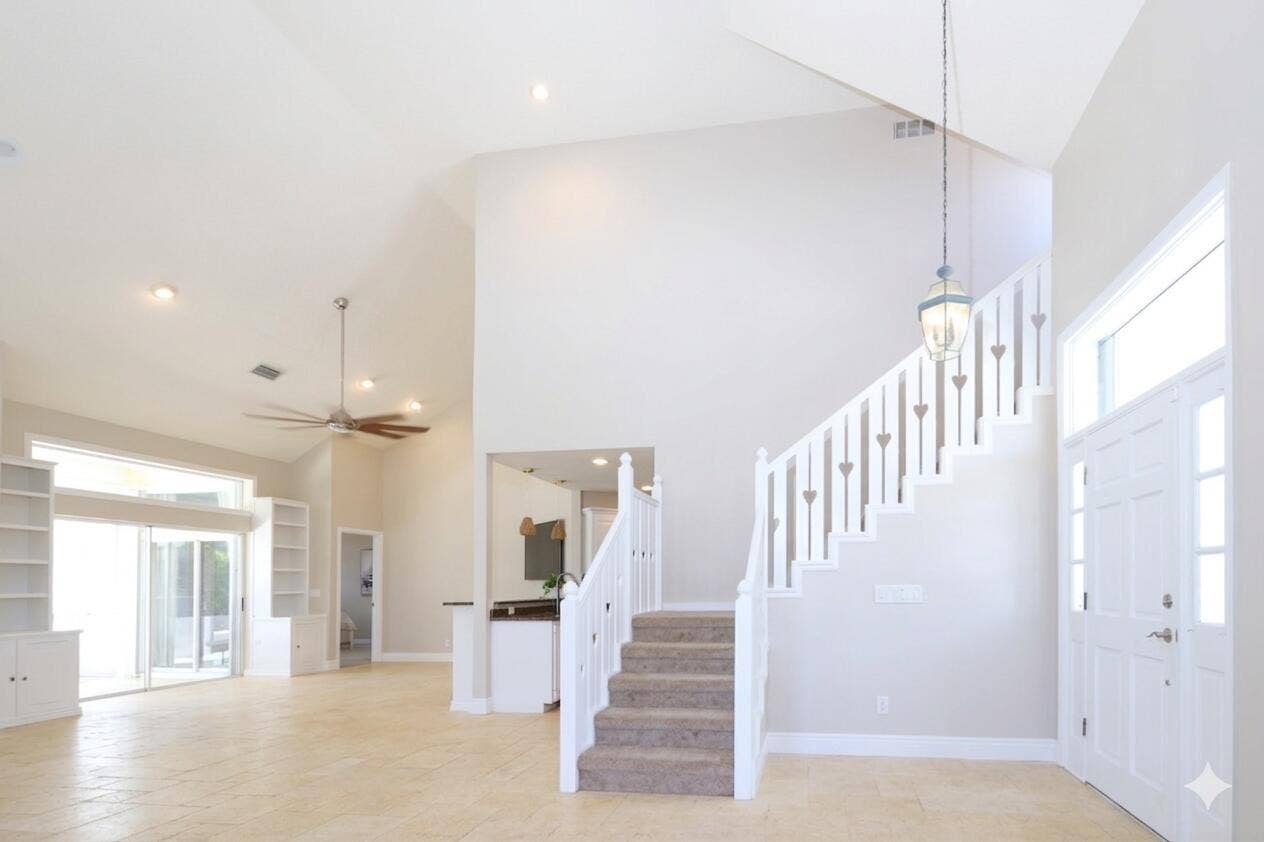 400 Seaside Lane, Juno Beach, FL 33408 Living Room Unfurnished