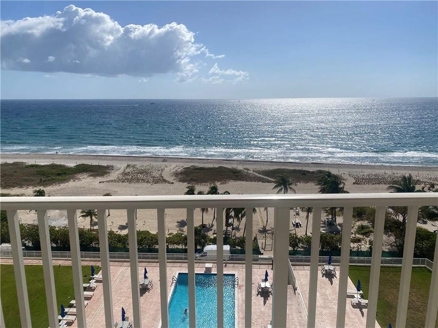 Property photo for 750 N Ocean Boulevard, #1009, Pompano Beach, FL
