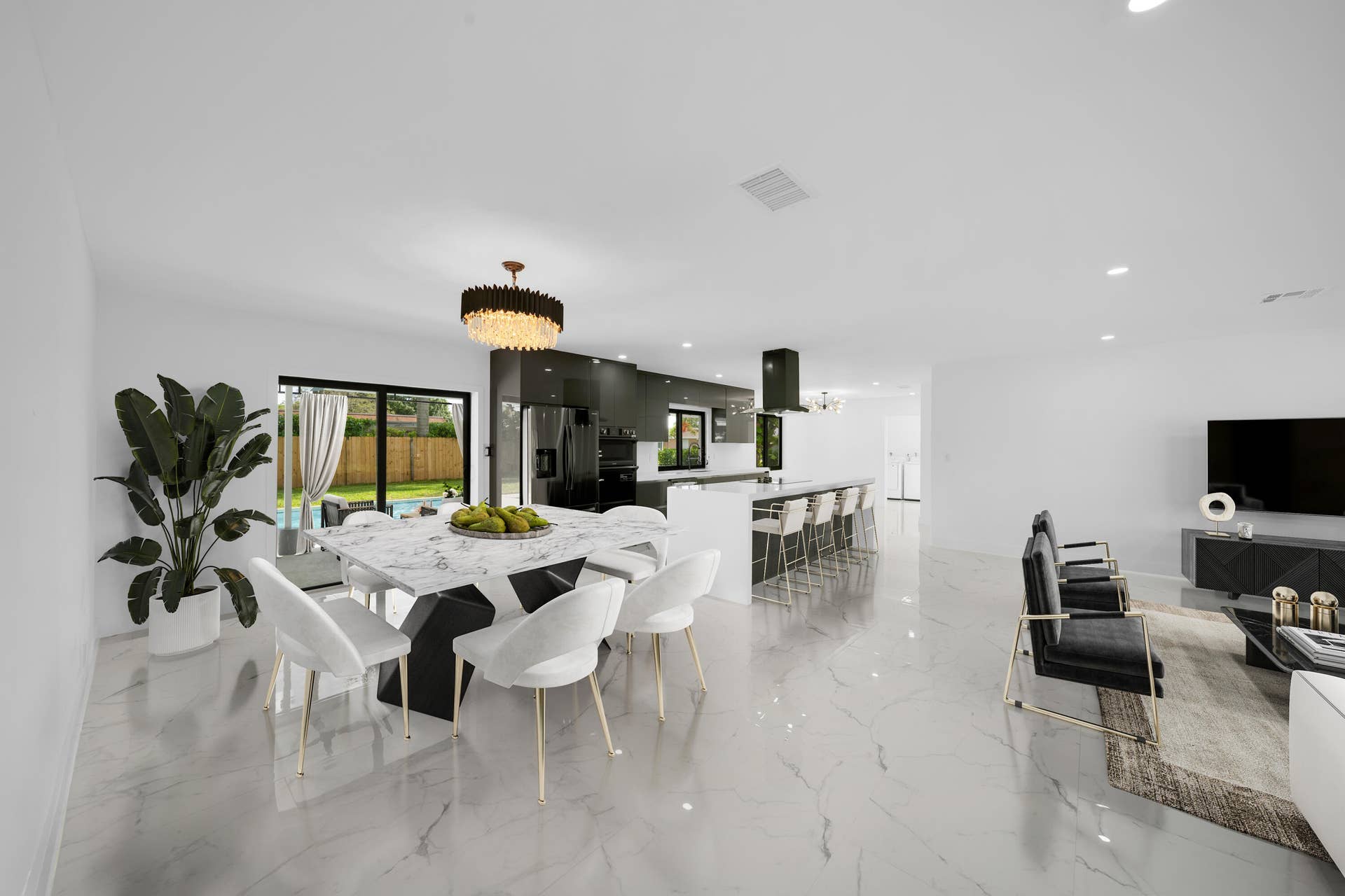 7301 NW 13th Court, Plantation, FL 33313 7301 NW 13th Ct Dining Room Living Room