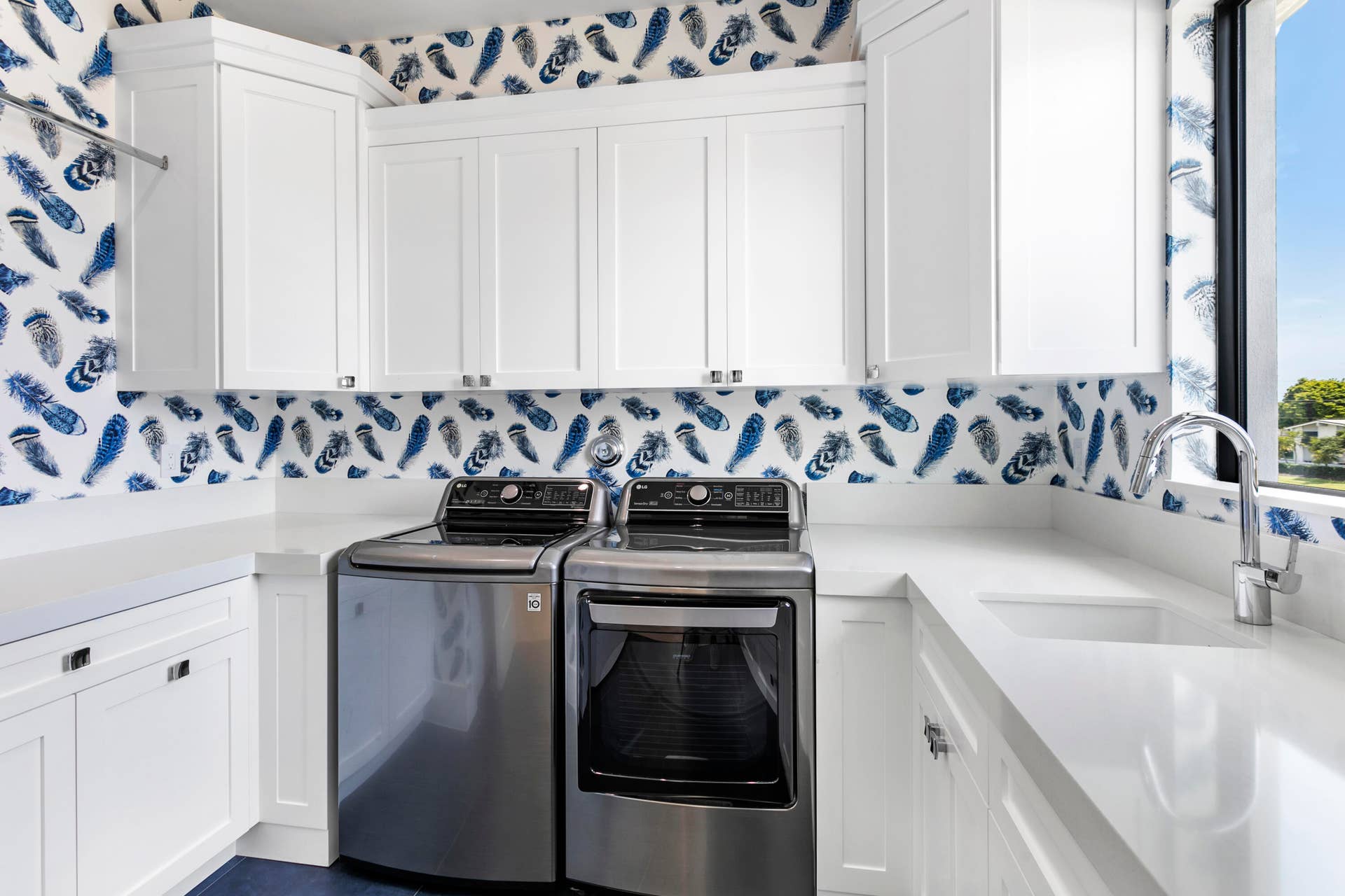 619 Riverside Road, North Palm Beach, FL 33408 Upstairs Laundry Room