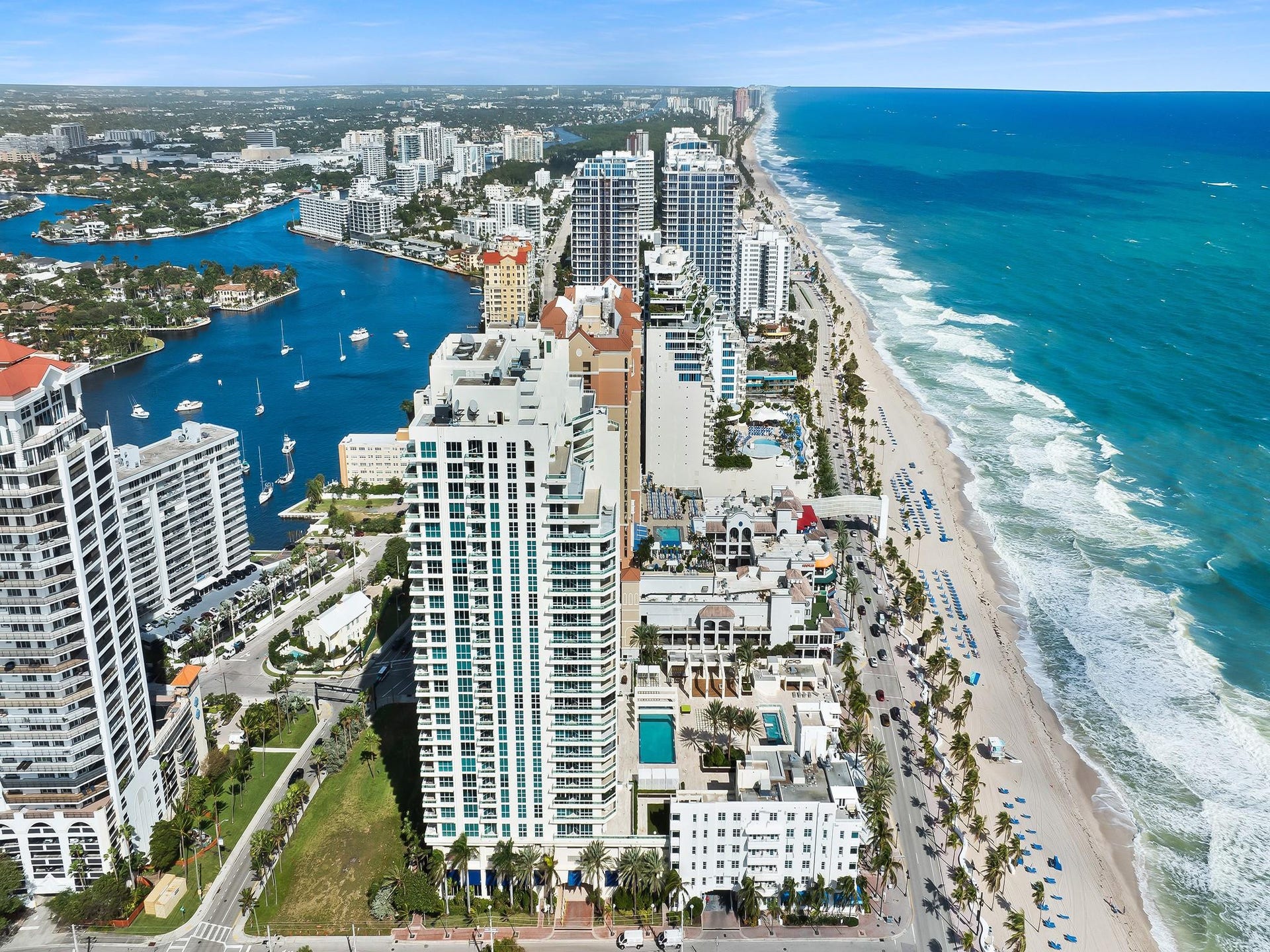 101 S Fort Lauderdale Beach Boulevard, #2905, Fort Lauderdale, FL 33316 Aerial View
