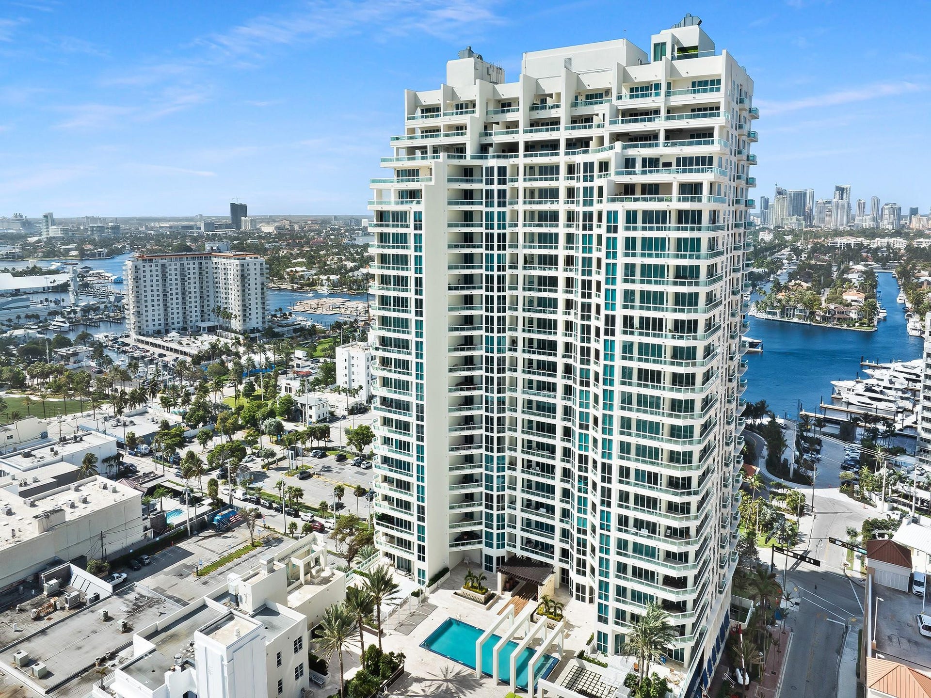 101 S Fort Lauderdale Beach Boulevard, #2905, Fort Lauderdale, FL 33316 Aerial View