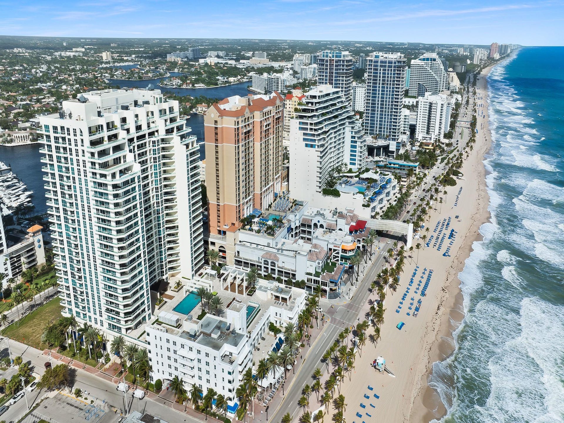 101 S Fort Lauderdale Beach Boulevard, #2905, Fort Lauderdale, FL 33316 Aerial View