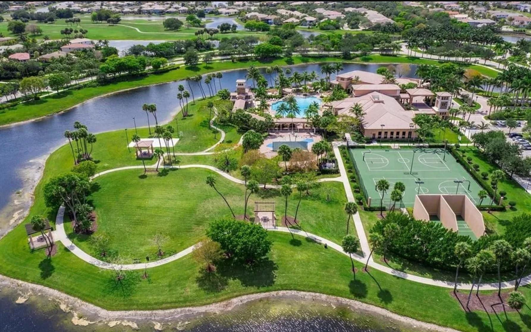 walking trails and huge amenities