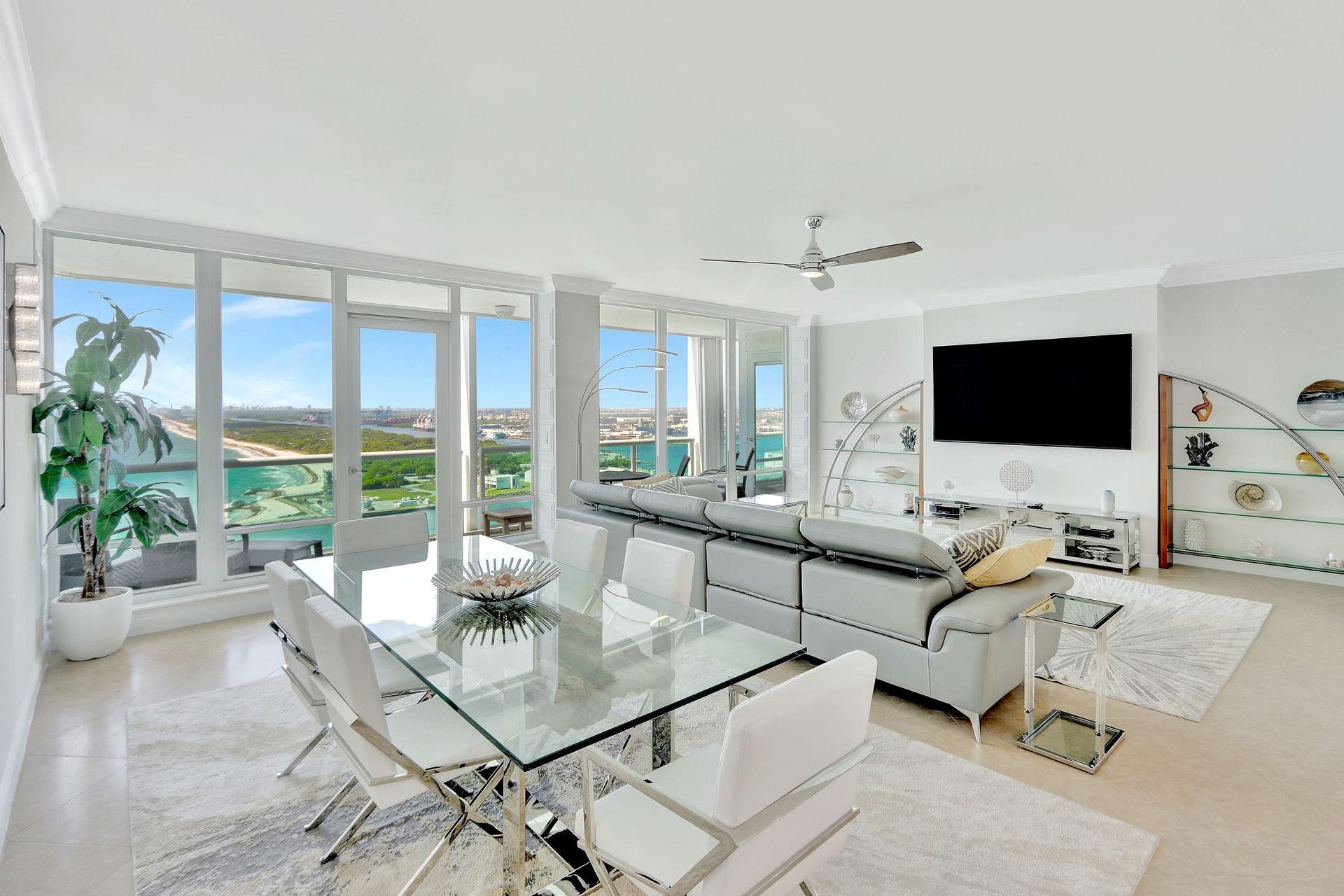 2100 S Ocean Lane, #2508PH, Fort Lauderdale, FL 33316 Fully furnished w/80 " tvs