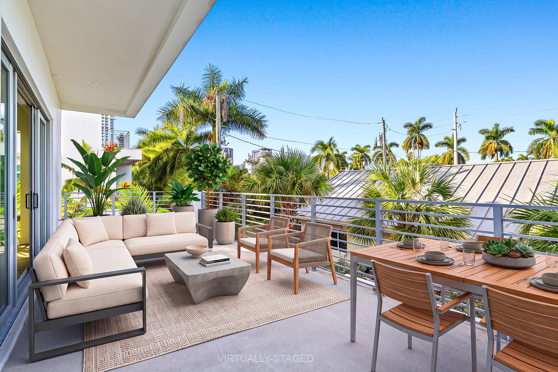 Enjoy indoor outdoor flow. Perfect for enjoying sunrises or evening breezes.