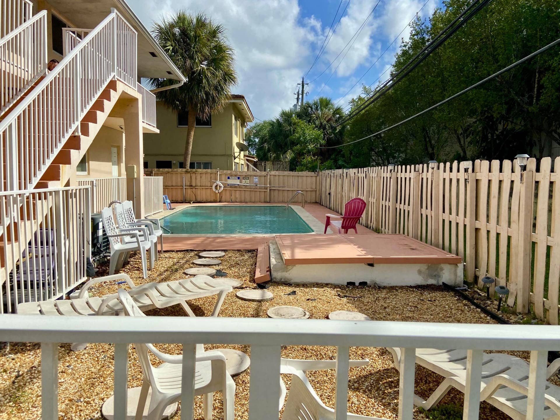 2909 Middle River Drive, #105, Fort Lauderdale, FL 33306 Pool outside your front door