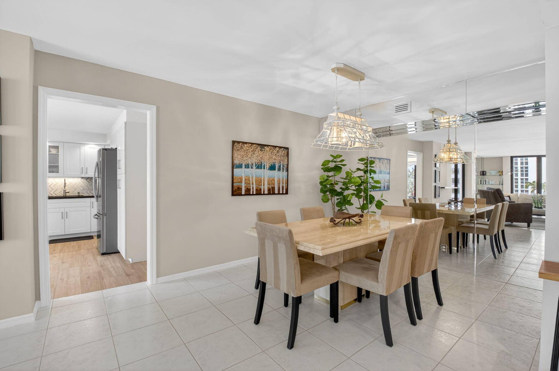 2220 S Ocean Boulevard, #304, Delray Beach, FL 33483 Dining Room close to the Kitchen