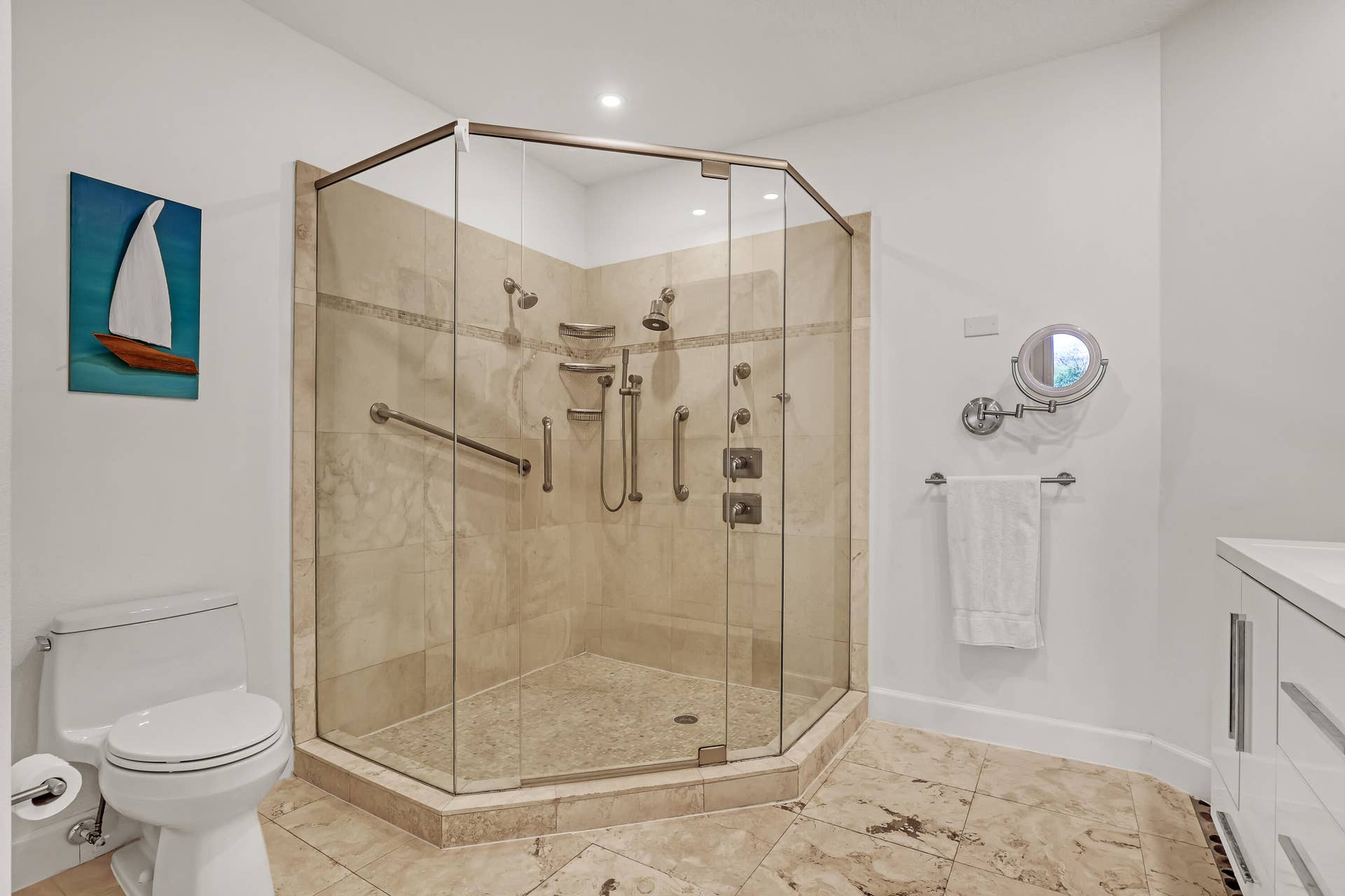 302 Sea Oats Drive, #E, Juno Beach, FL 33408 Master Bathroom