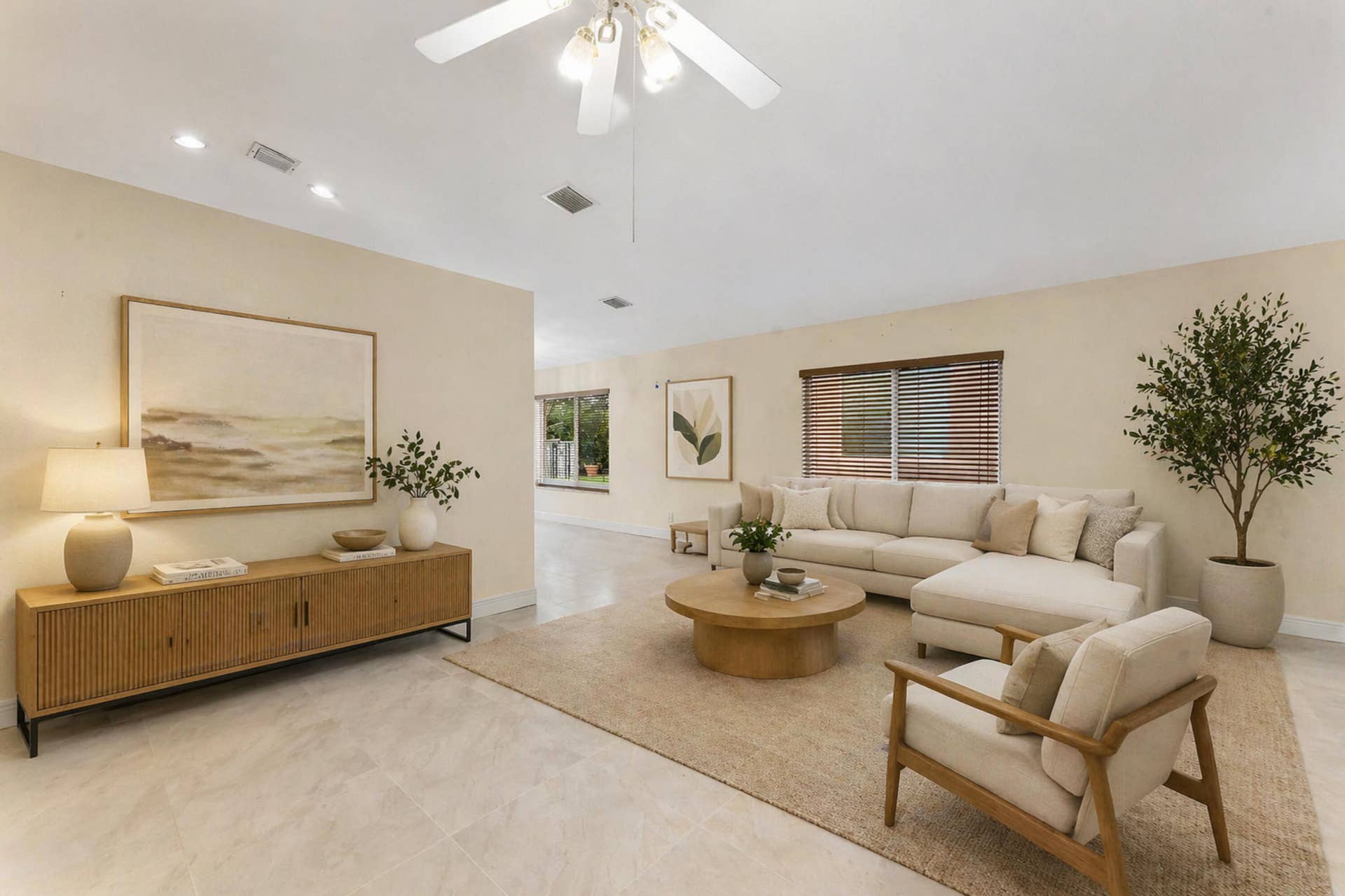1353 Canary Island Drive, Weston, FL 33327 Staged Living Area