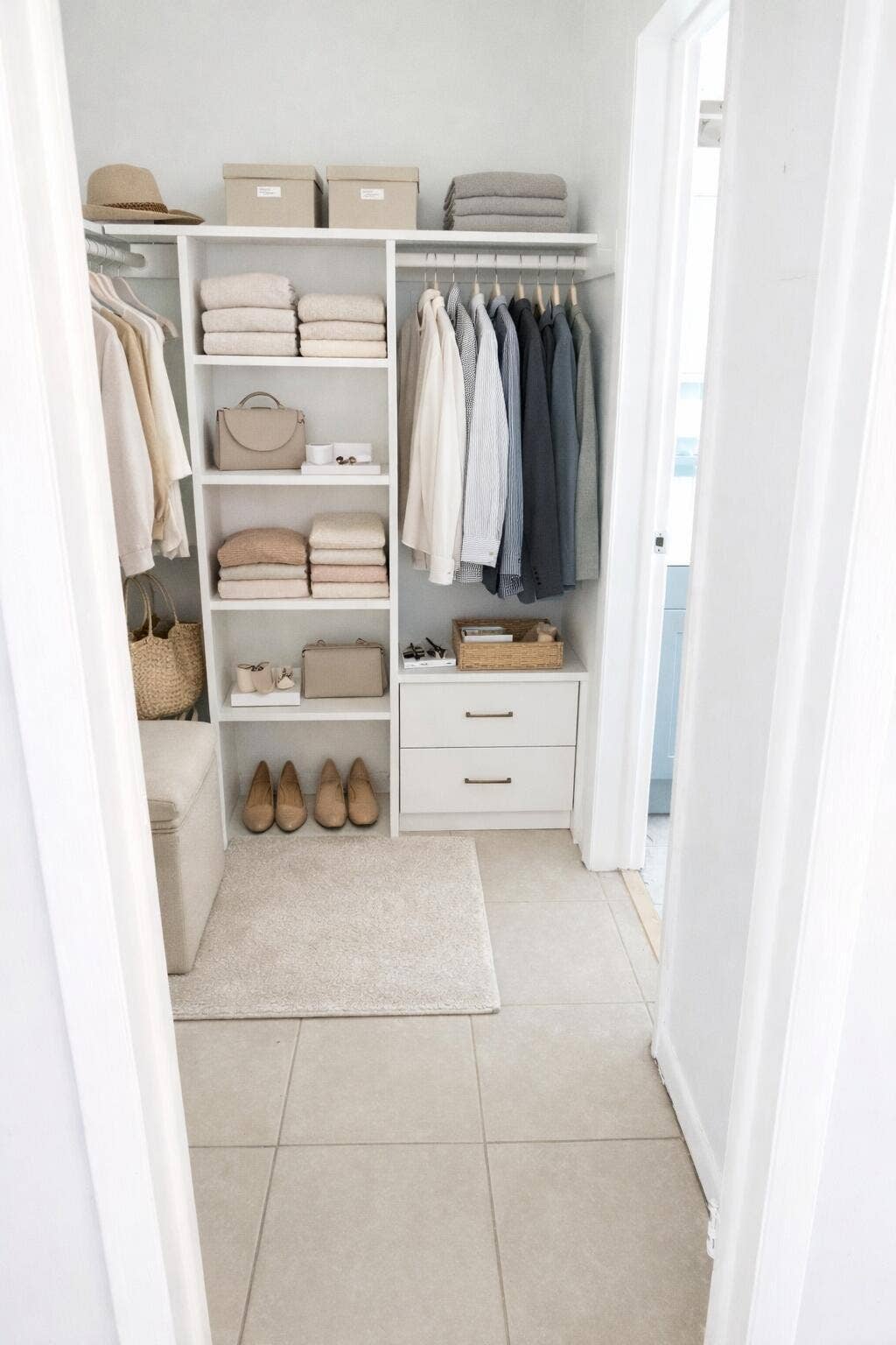1017 SE 3rd Street, #3, Deerfield Beach, FL 33441 Virtual Stage Walkin Closet