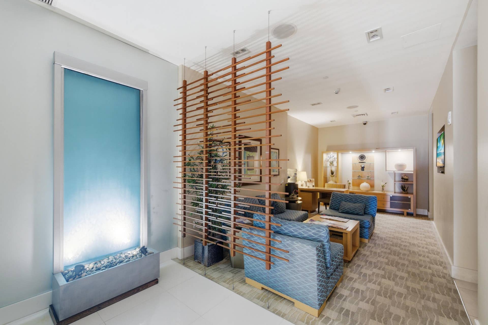 spa area with saunas, steam rooms