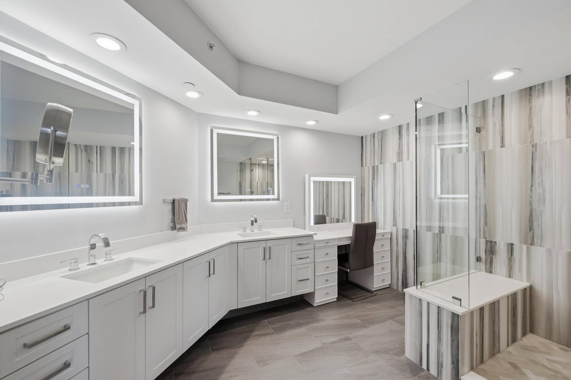 renovated primary bath