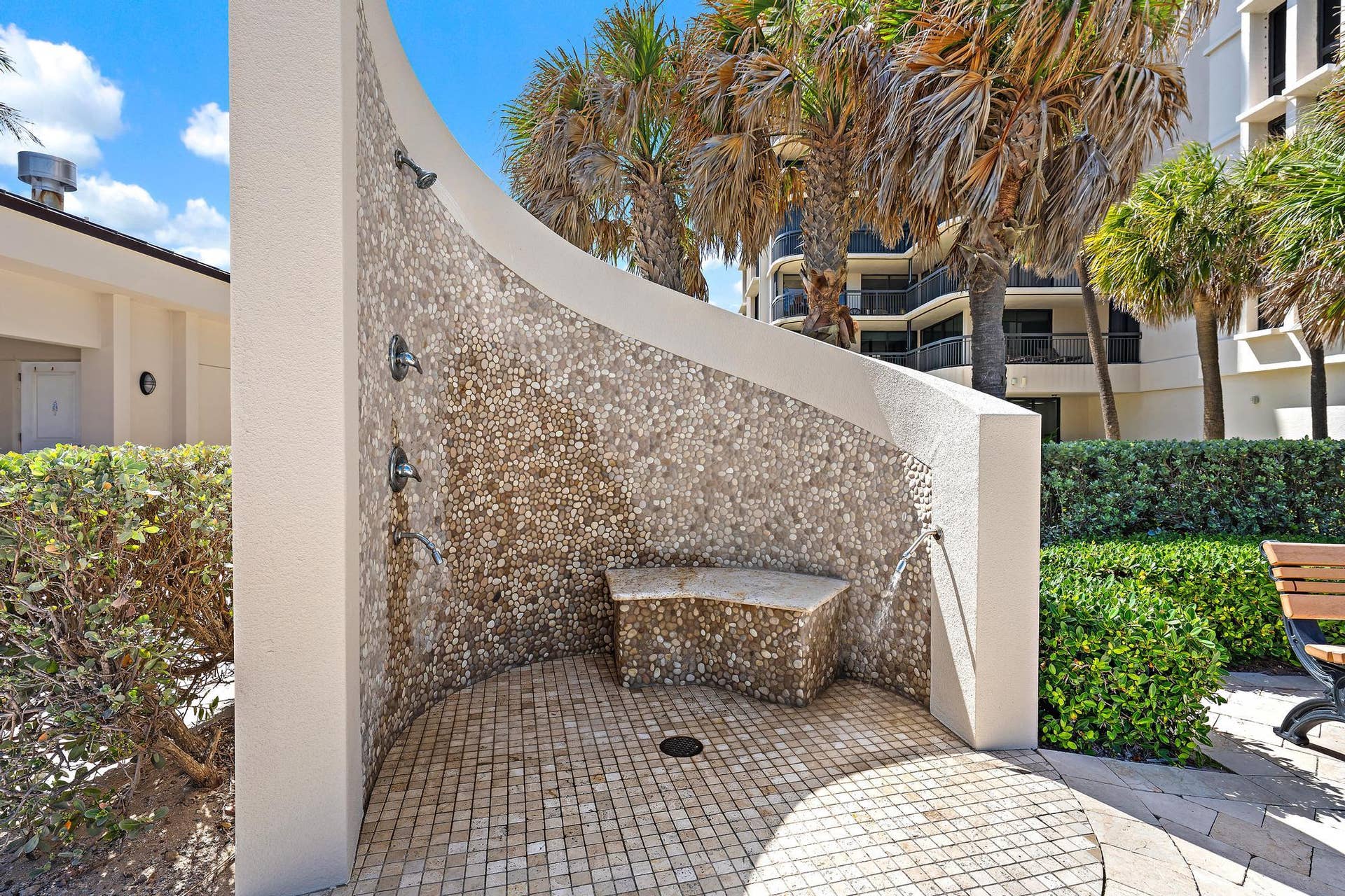 5380 N Ocean Drive, #22i, Singer Island, FL 33404 Pool-Side Outdoor Shower