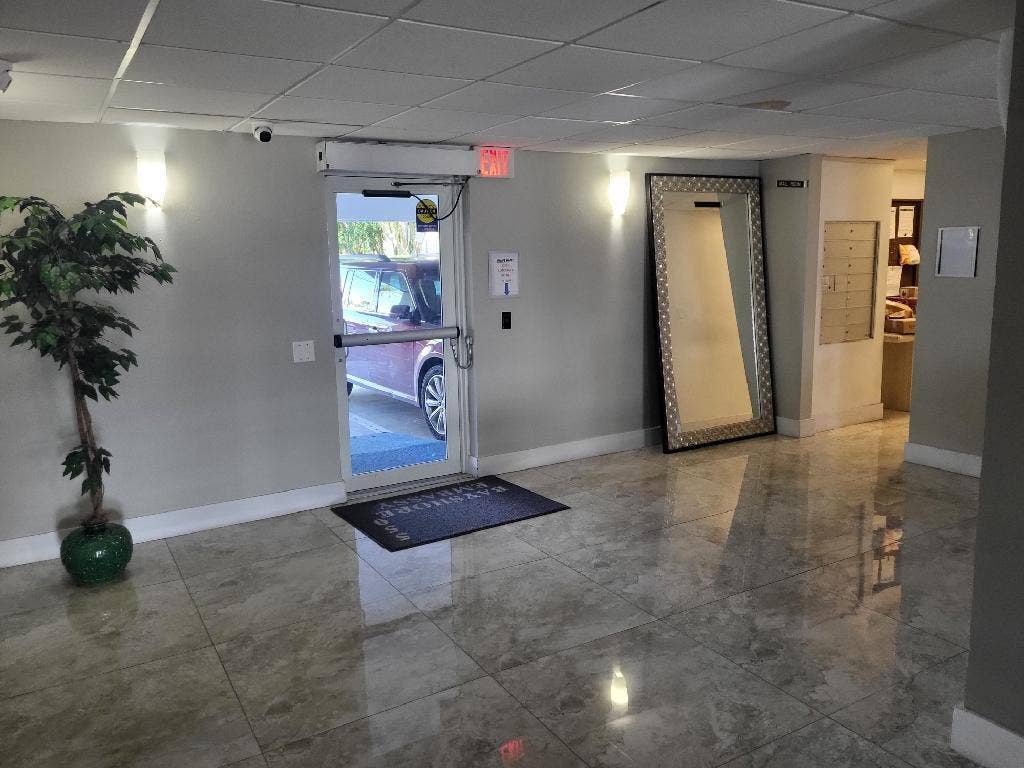 Lobby Back Entrance with Ramp