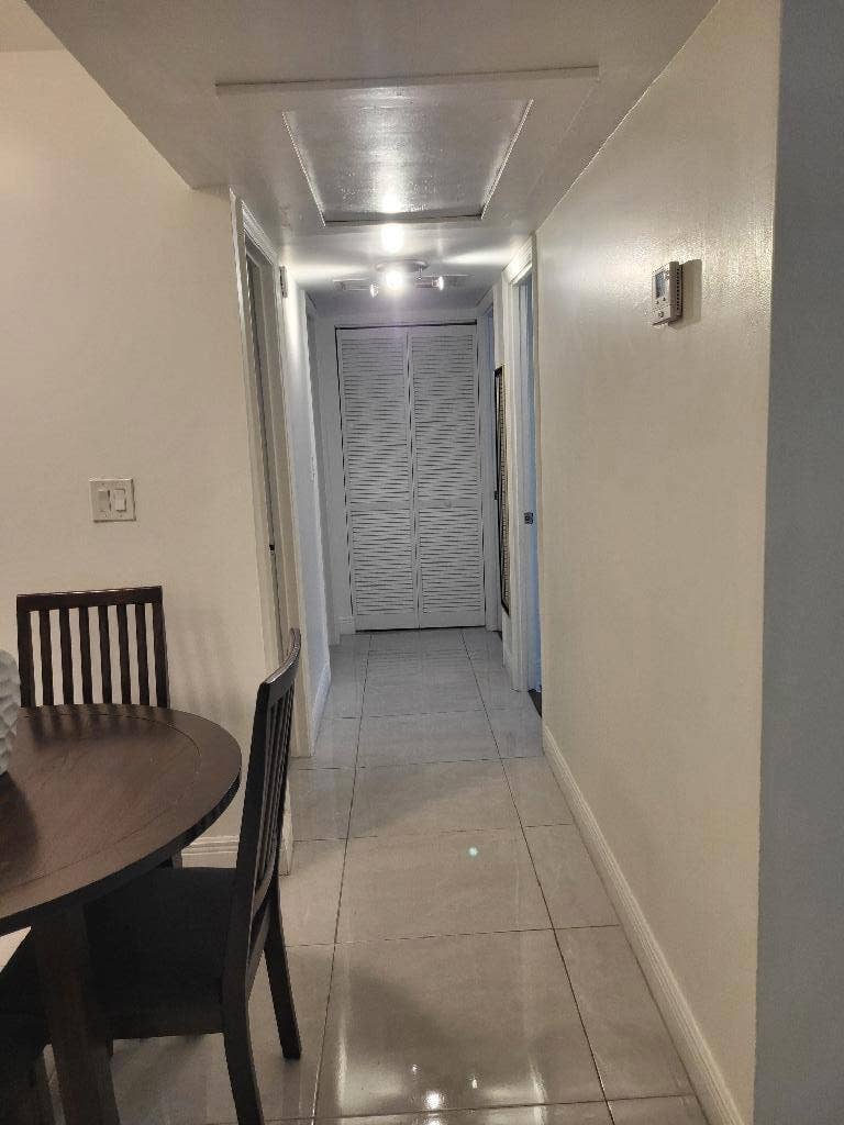 Linen Closet at end of hall