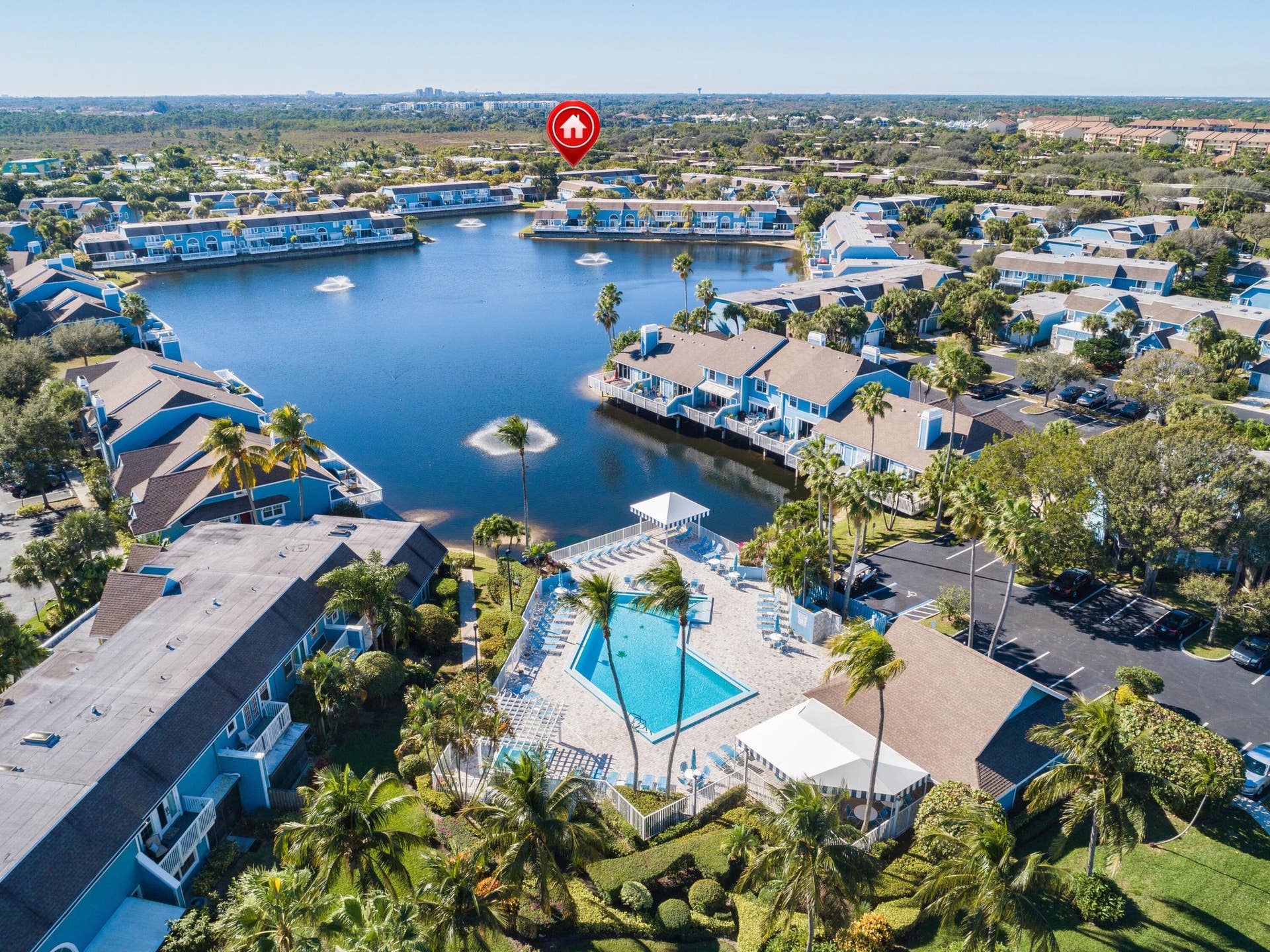 1003 Ocean Dunes Circle, Jupiter, Jupiter, FL 33477 Aerial photo of community
