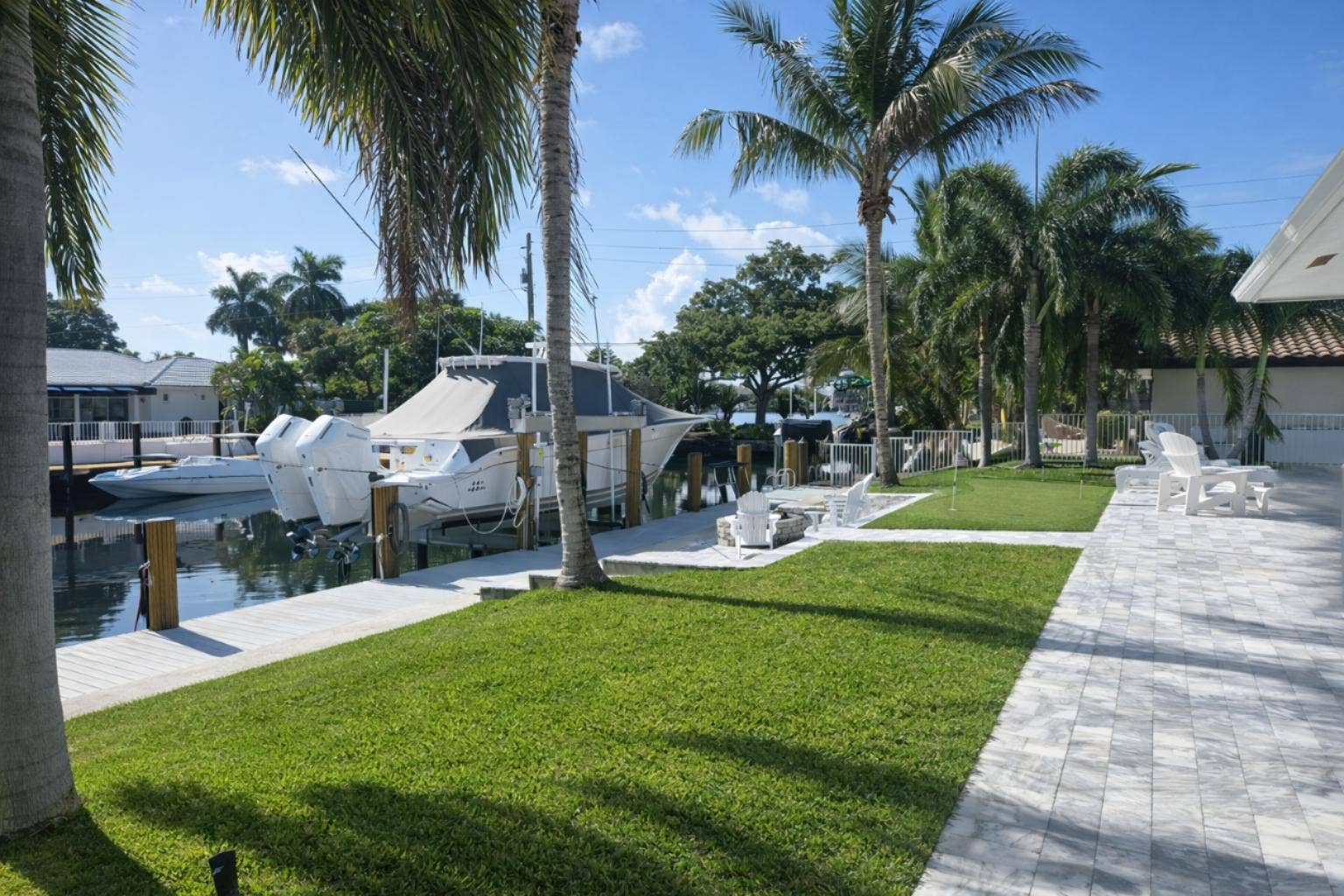 3910 NE 26th Avenue, Lighthouse Point, FL 33064 Dock and Lift 2