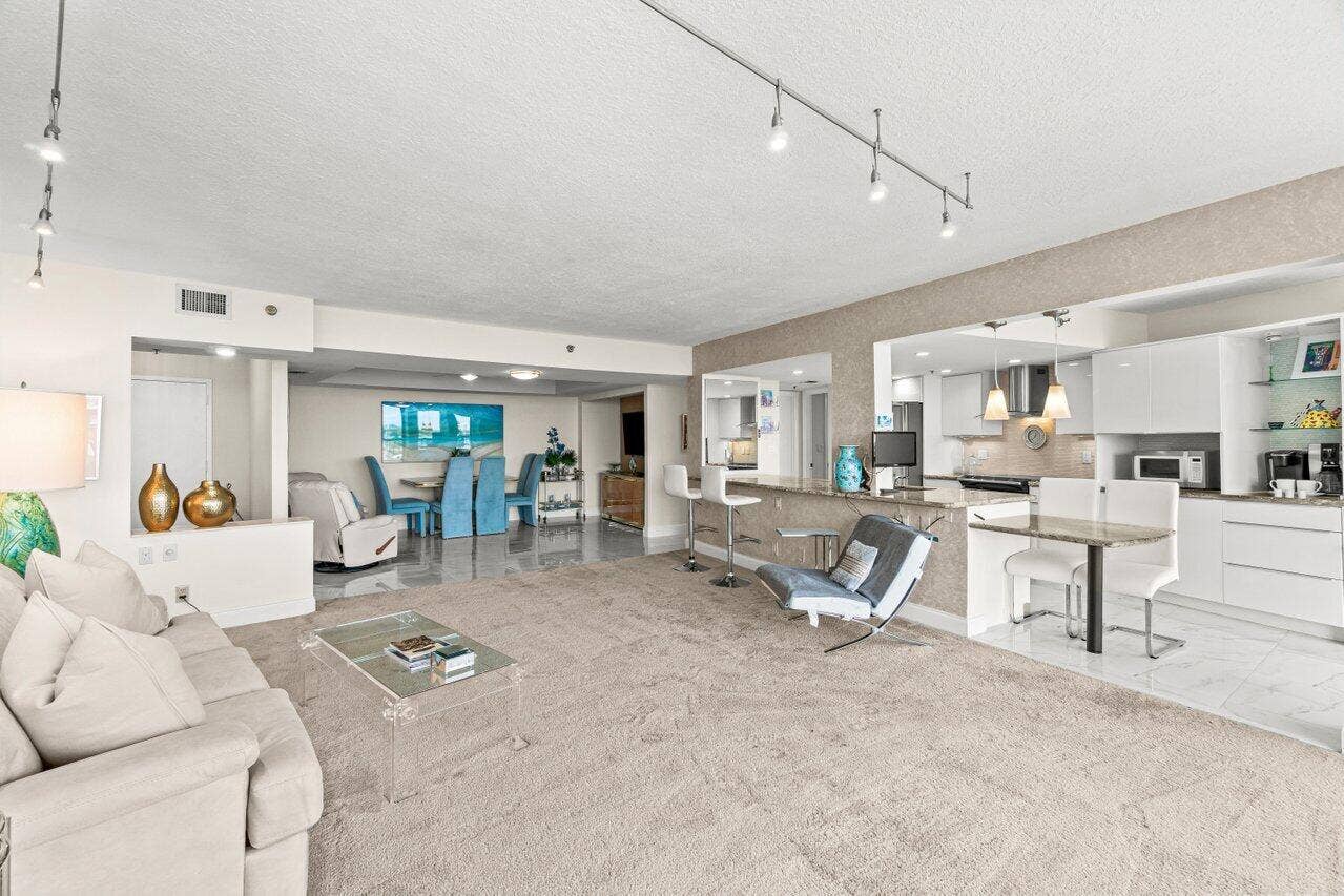 4740 S Ocean Boulevard, #903, Highland Beach, FL 33487 LIVING ROOM