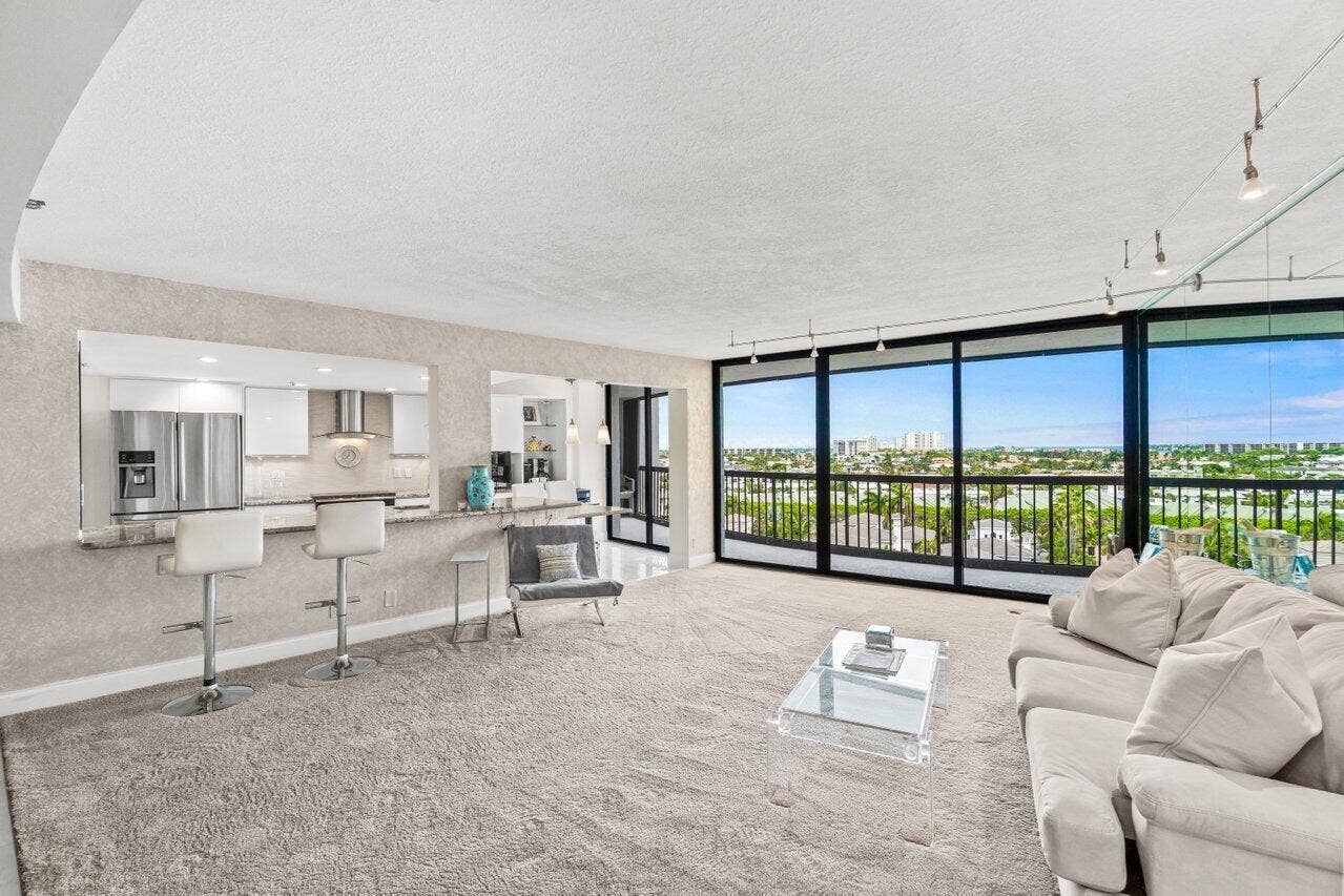 4740 S Ocean Boulevard, #903, Highland Beach, FL 33487 LIVING ROOM