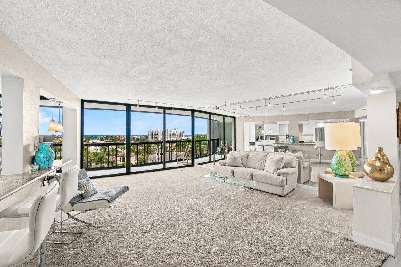 4740 S Ocean Boulevard, #903, Highland Beach, FL 33487 FLOOR TO CEILING SLIDING IMPACT GLASS WALLS