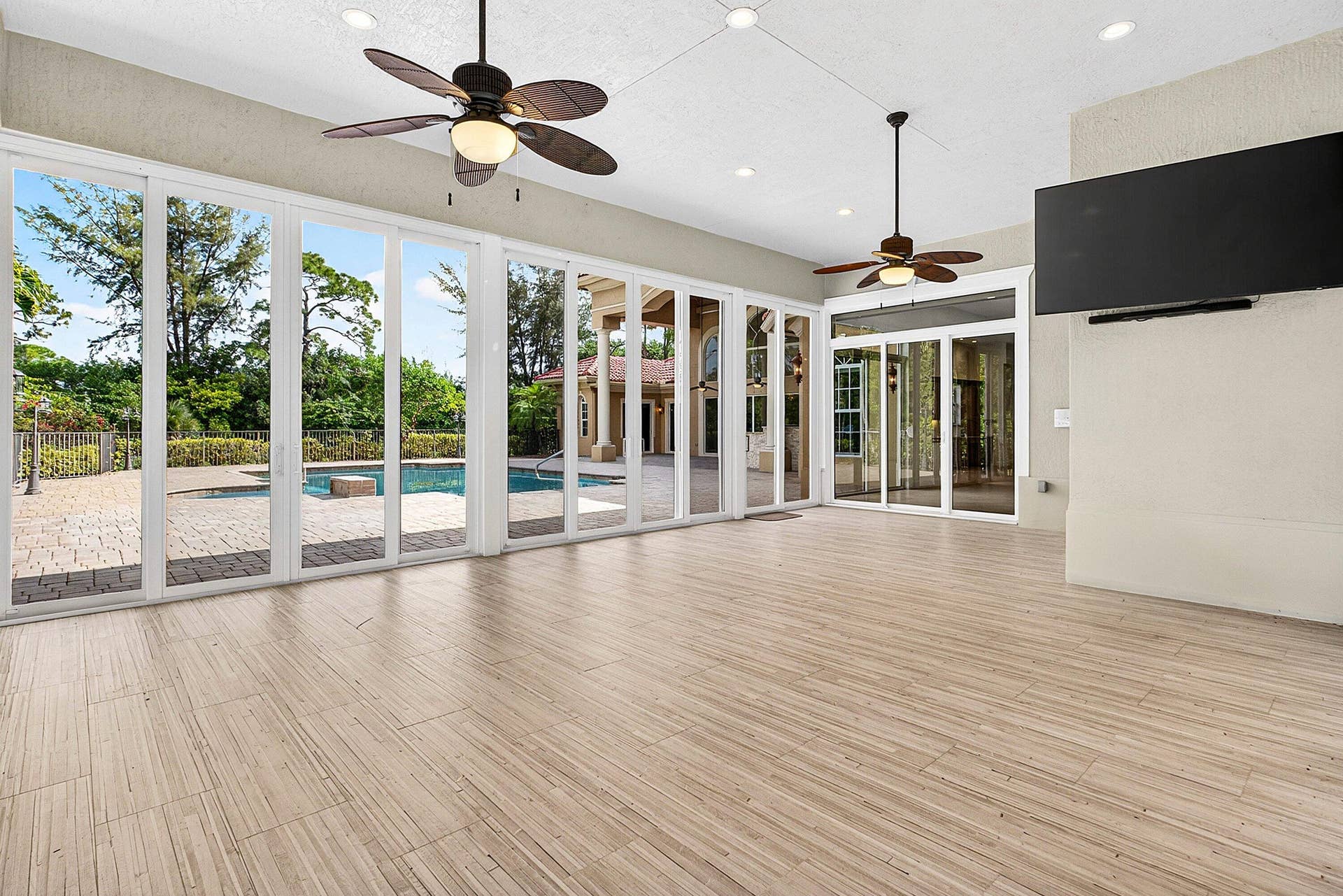 6071 NW 69th Way, Parkland, FL 33067 Impact glass lanai/ attached pool house