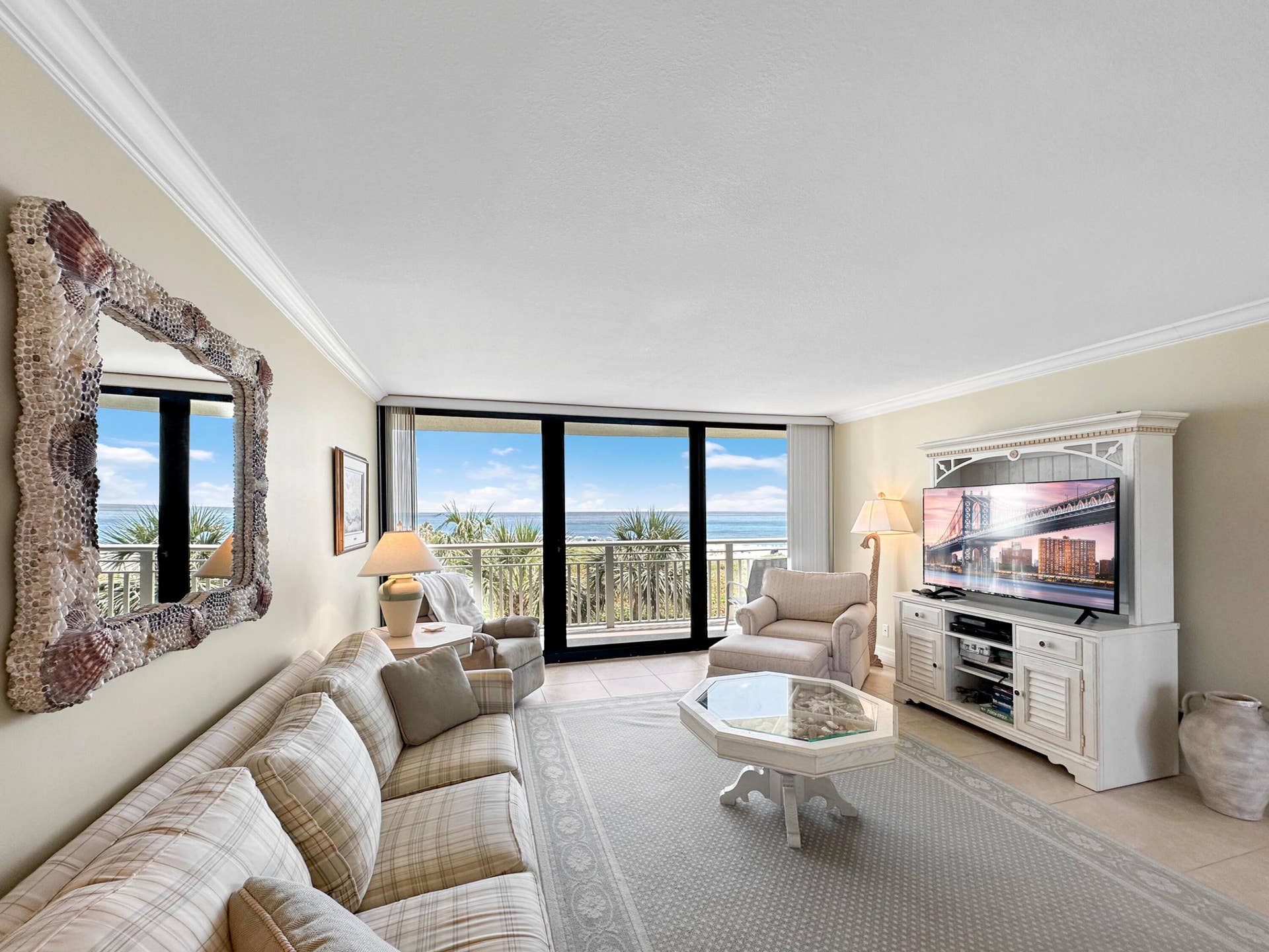 3000 N Ocean Drive, #4 F, Singer Island, FL 33404 Living Room