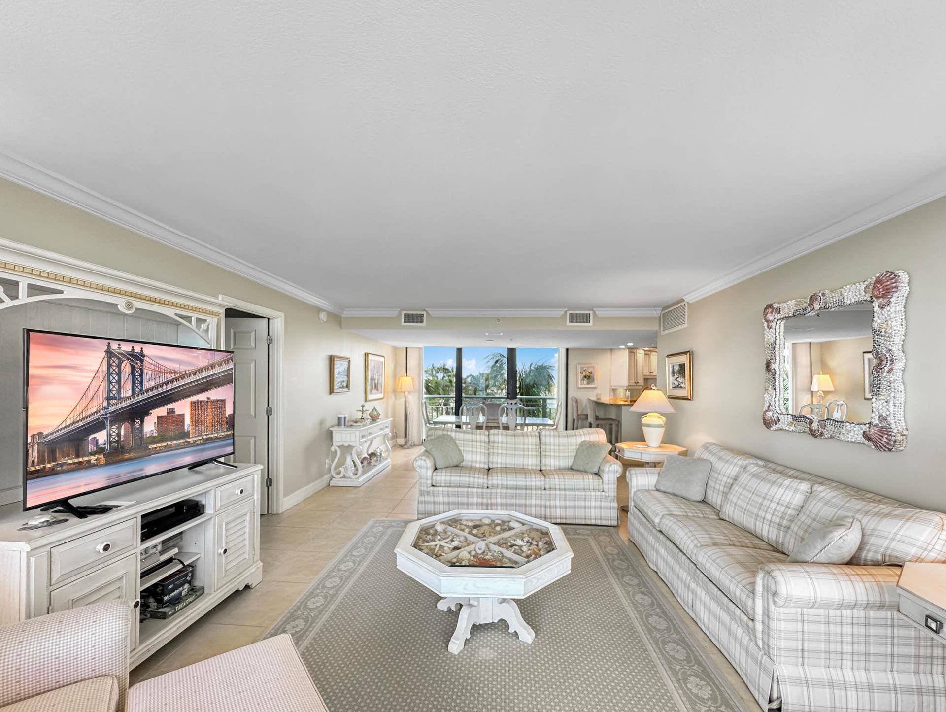 3000 N Ocean Drive, #4 F, Singer Island, FL 33404 Living Room