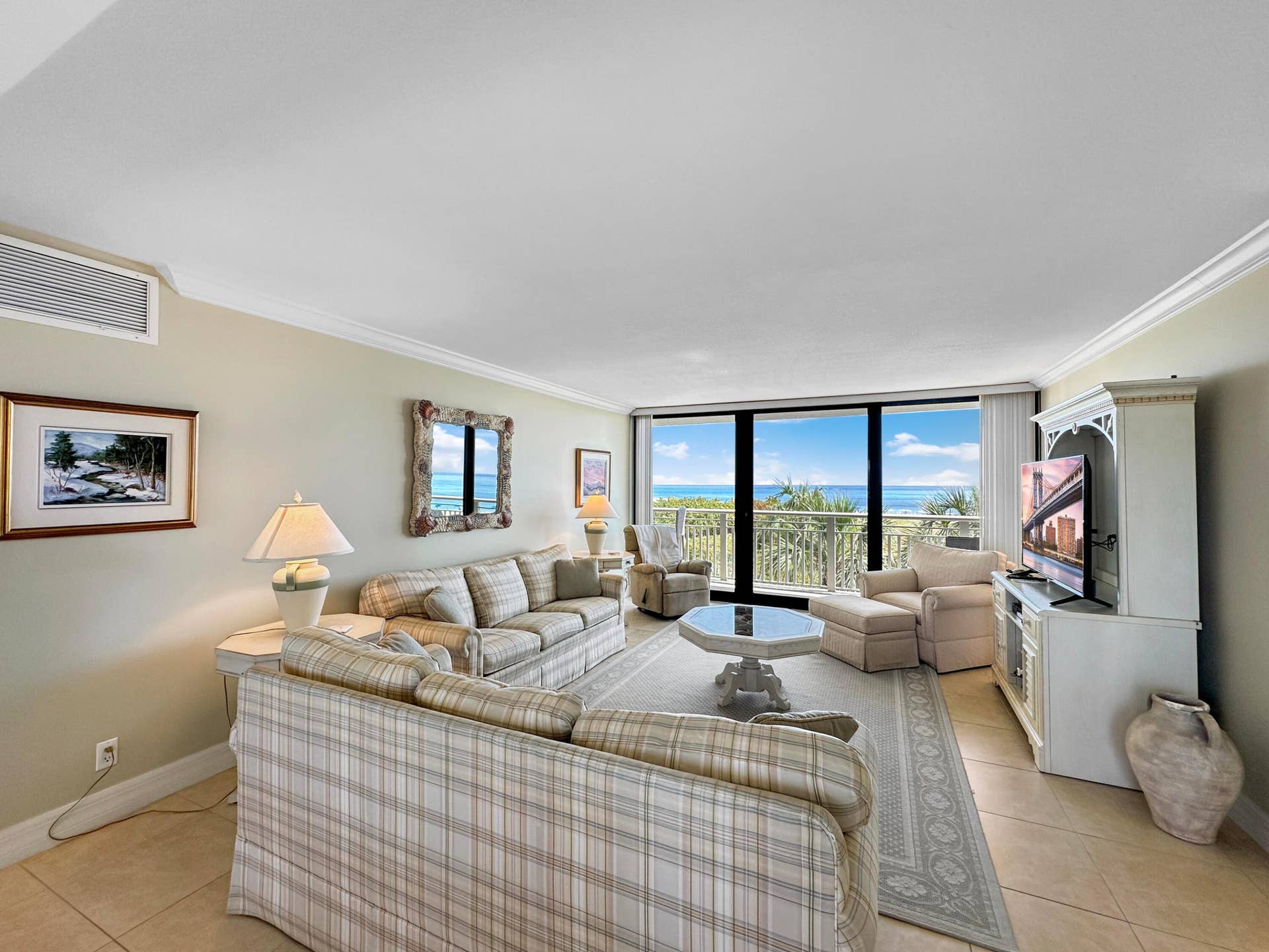 3000 N Ocean Drive, #4 F, Singer Island, FL 33404 Living Room