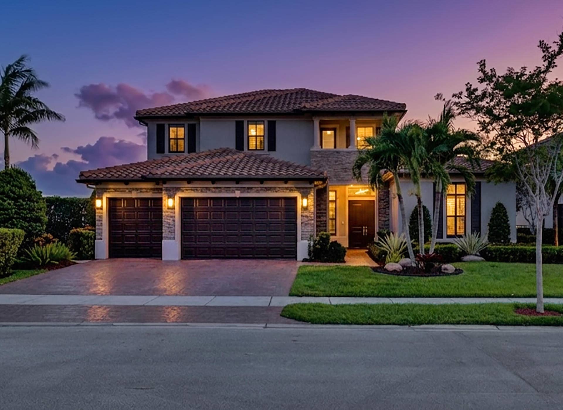 8701 Waterview Terrace, Parkland, FL 33076 Front of Home