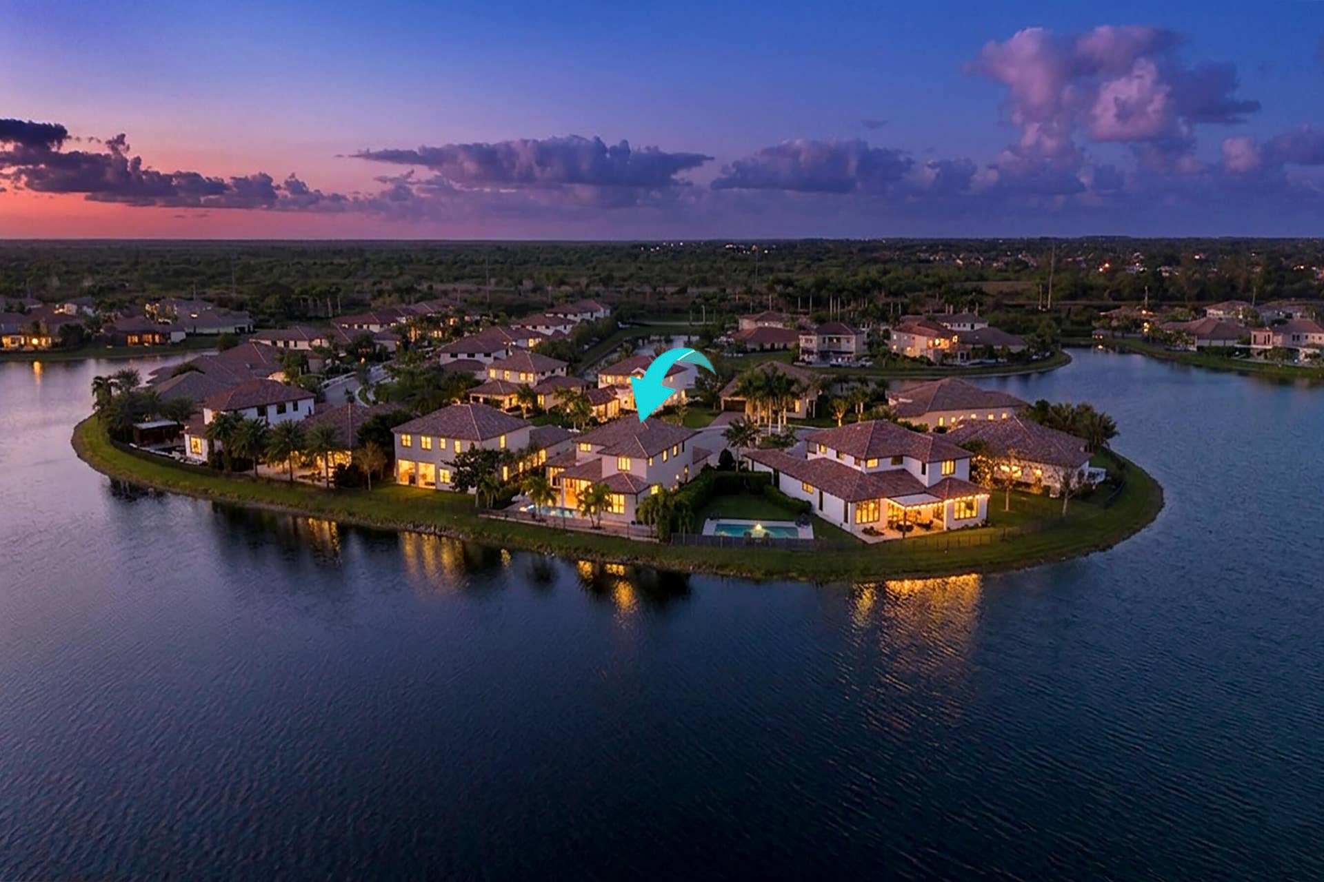 8701 Waterview Terrace, Parkland, FL 33076 Aerial