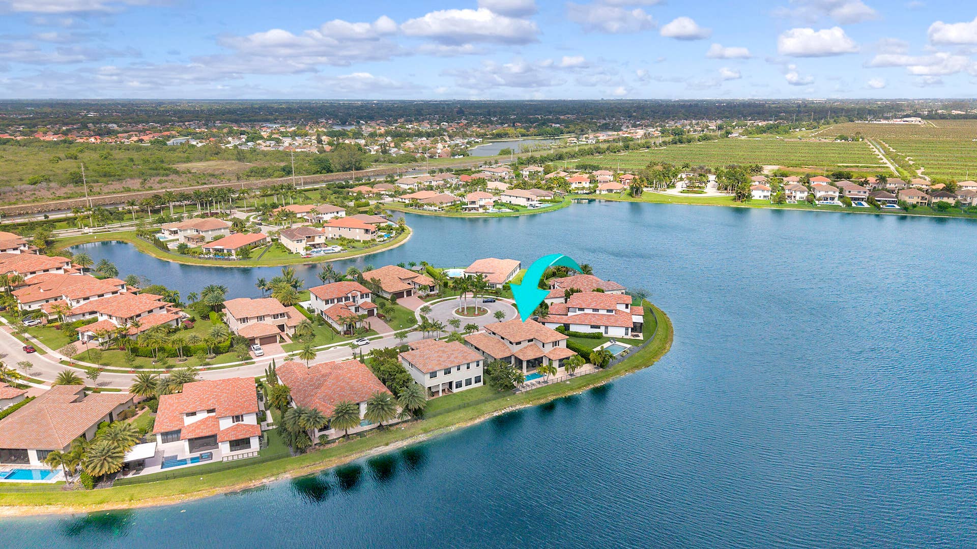 8701 Waterview Terrace, Parkland, FL 33076 Aerial