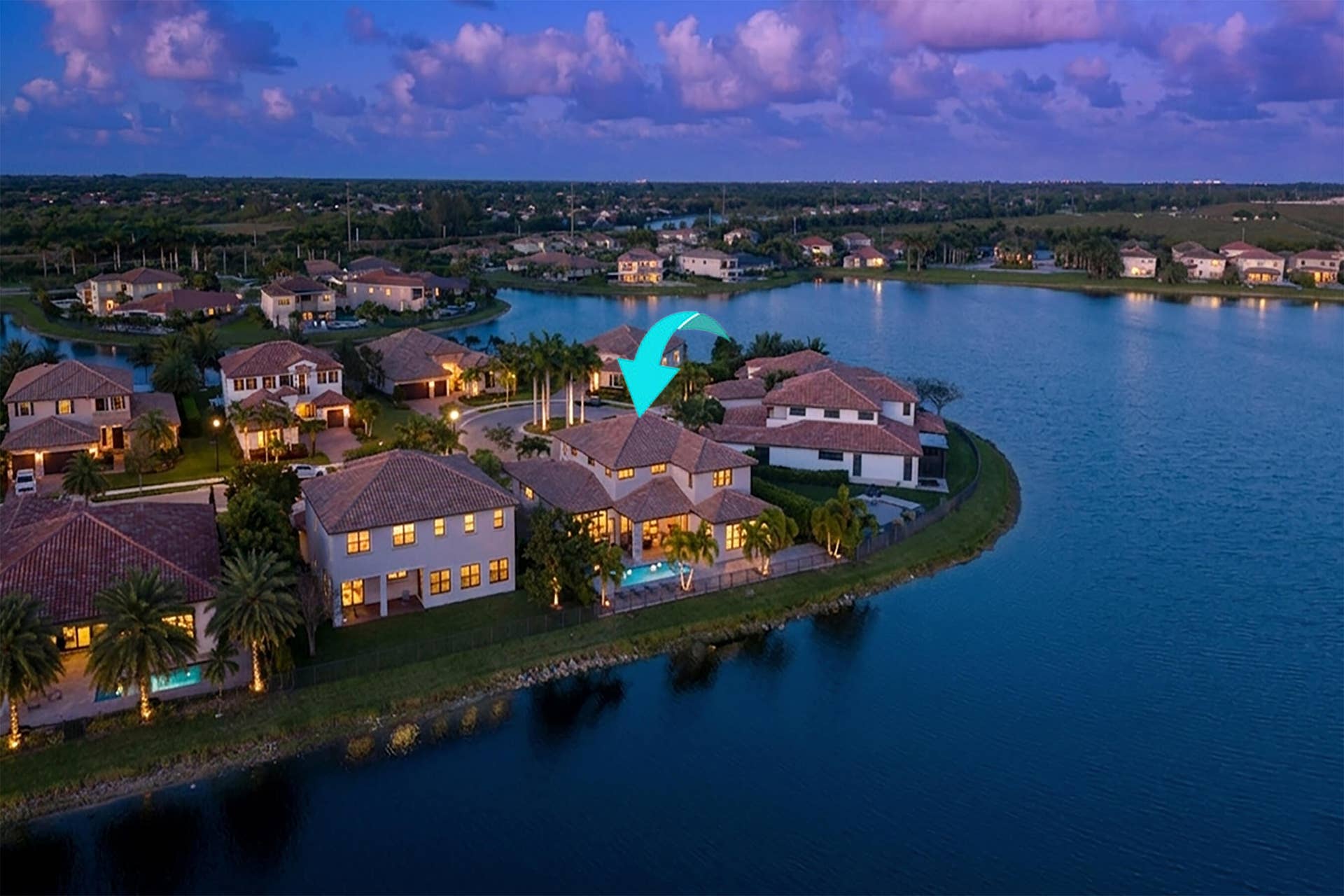 8701 Waterview Terrace, Parkland, FL 33076 Aerial