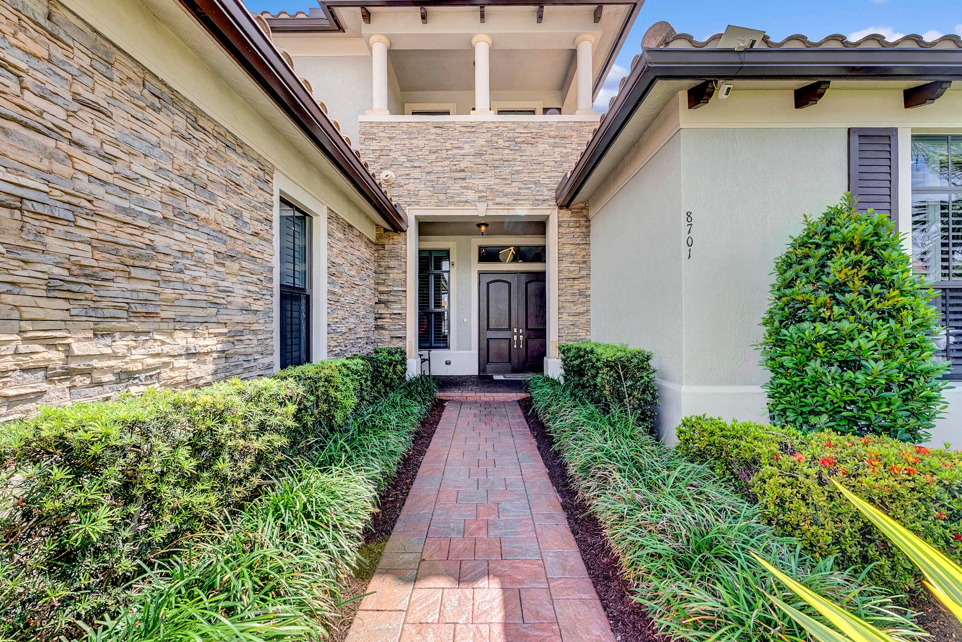 8701 Waterview Terrace, Parkland, FL 33076 Front Entry