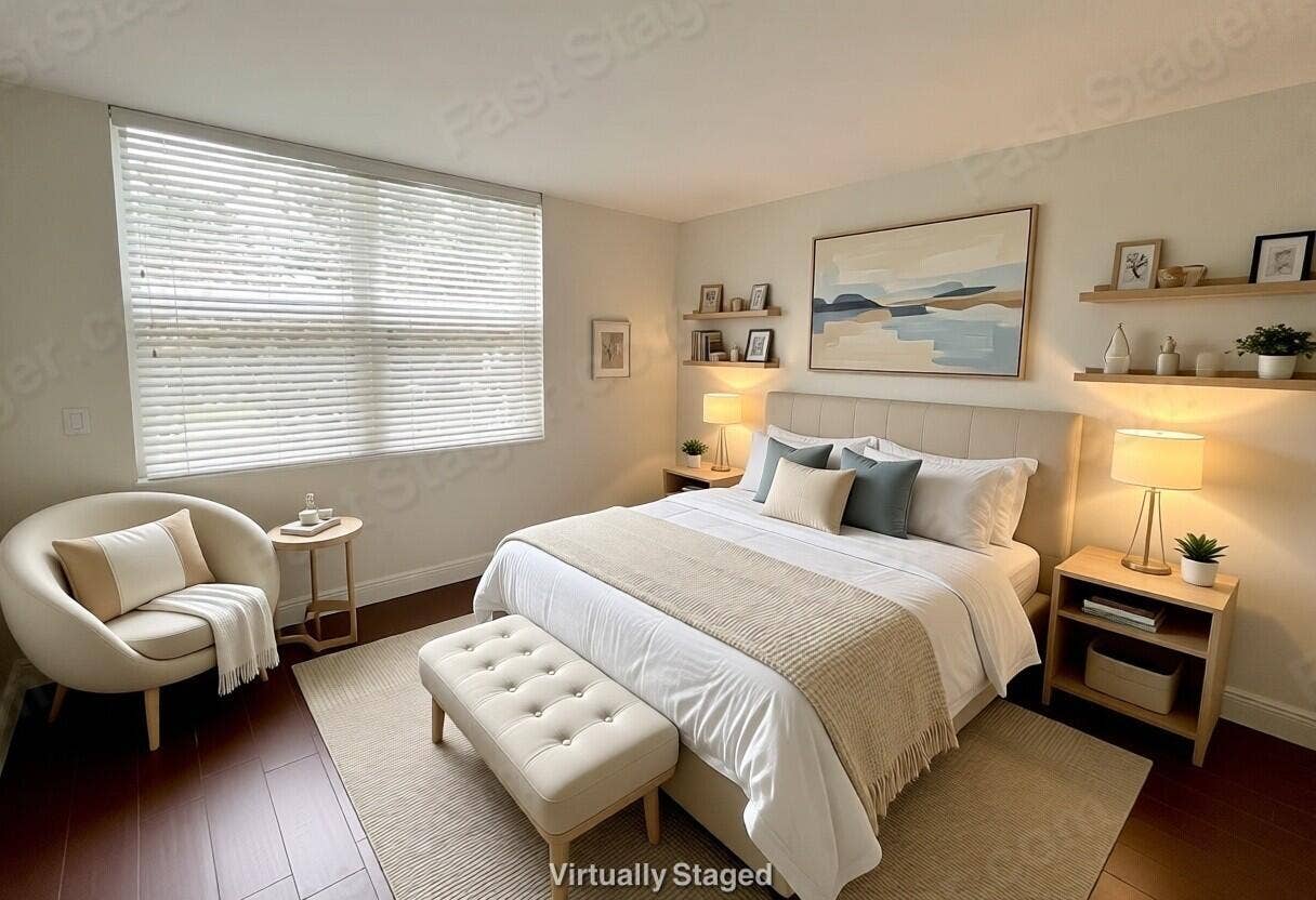 9411 Evergreen Place, #302, Davie, Davie, FL 33324 virtually staged bedroom
