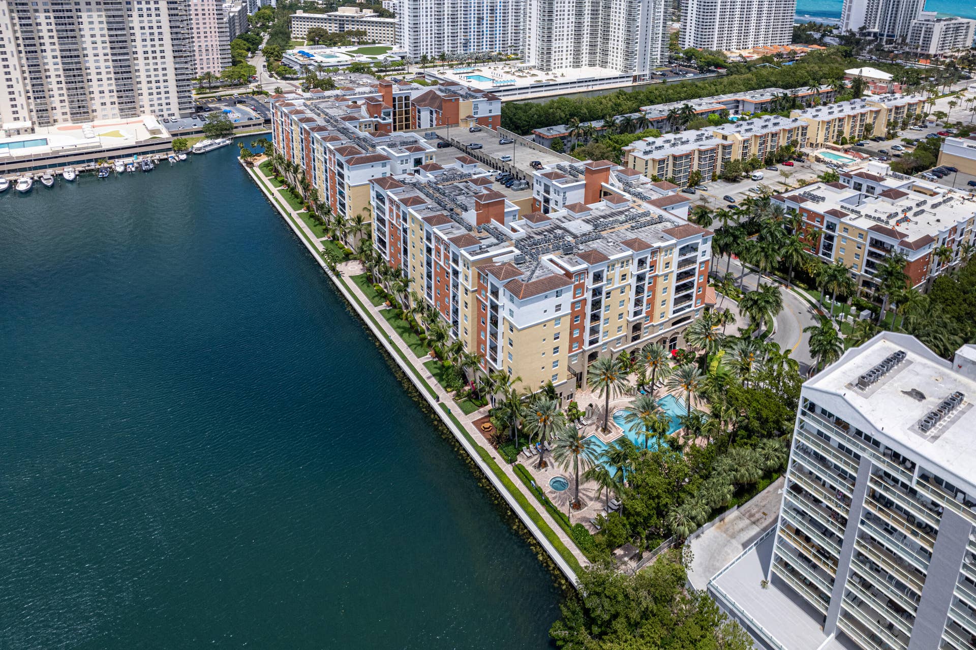 17100 N Bay Road, #Unit 1214, Sunny Isles Beach, FL 33160 Aerial-4