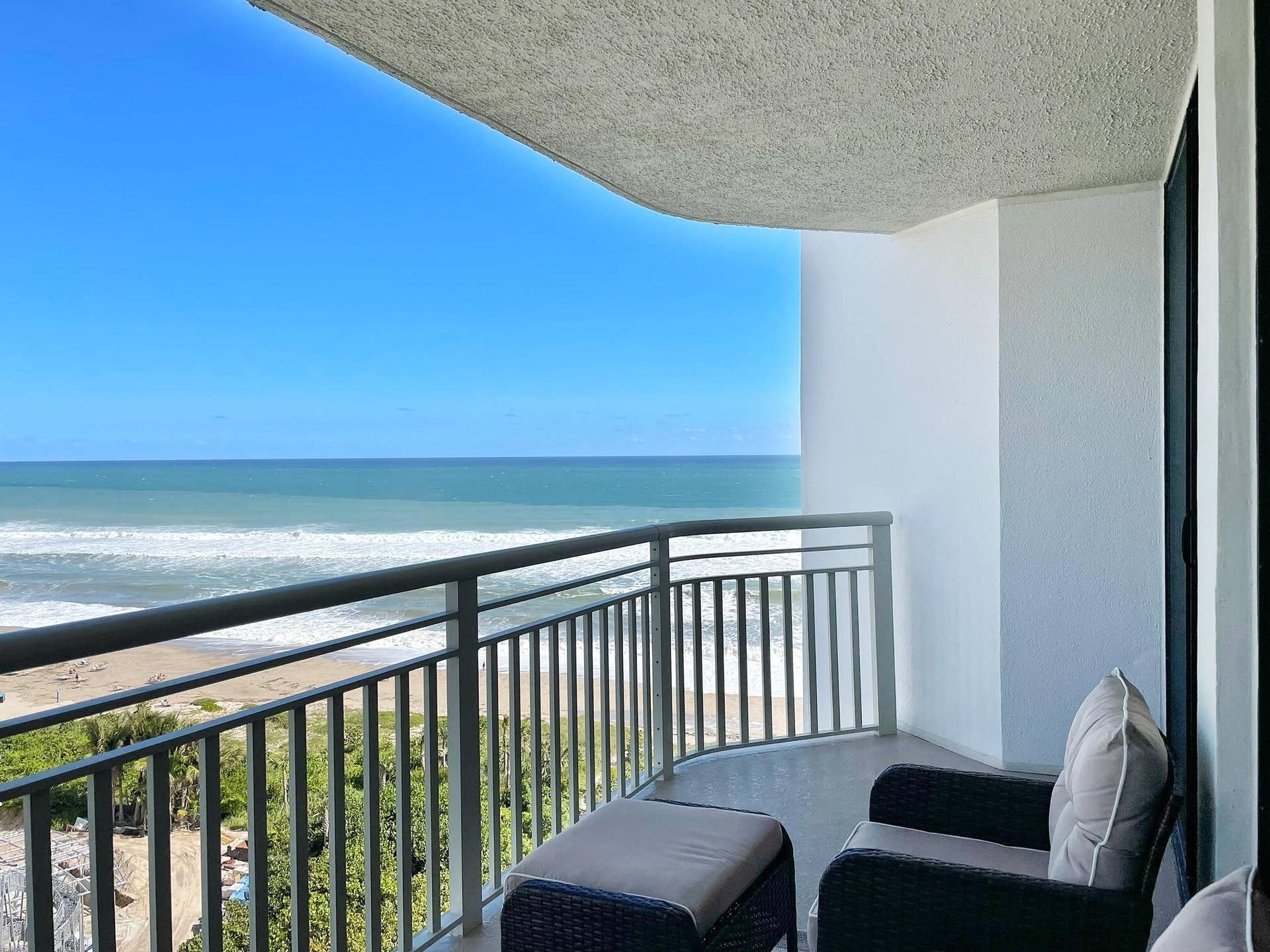 3000 N Ocean Drive, #16-b, Singer Island, Singer Island, FL 33404 Balcony with Ocean View