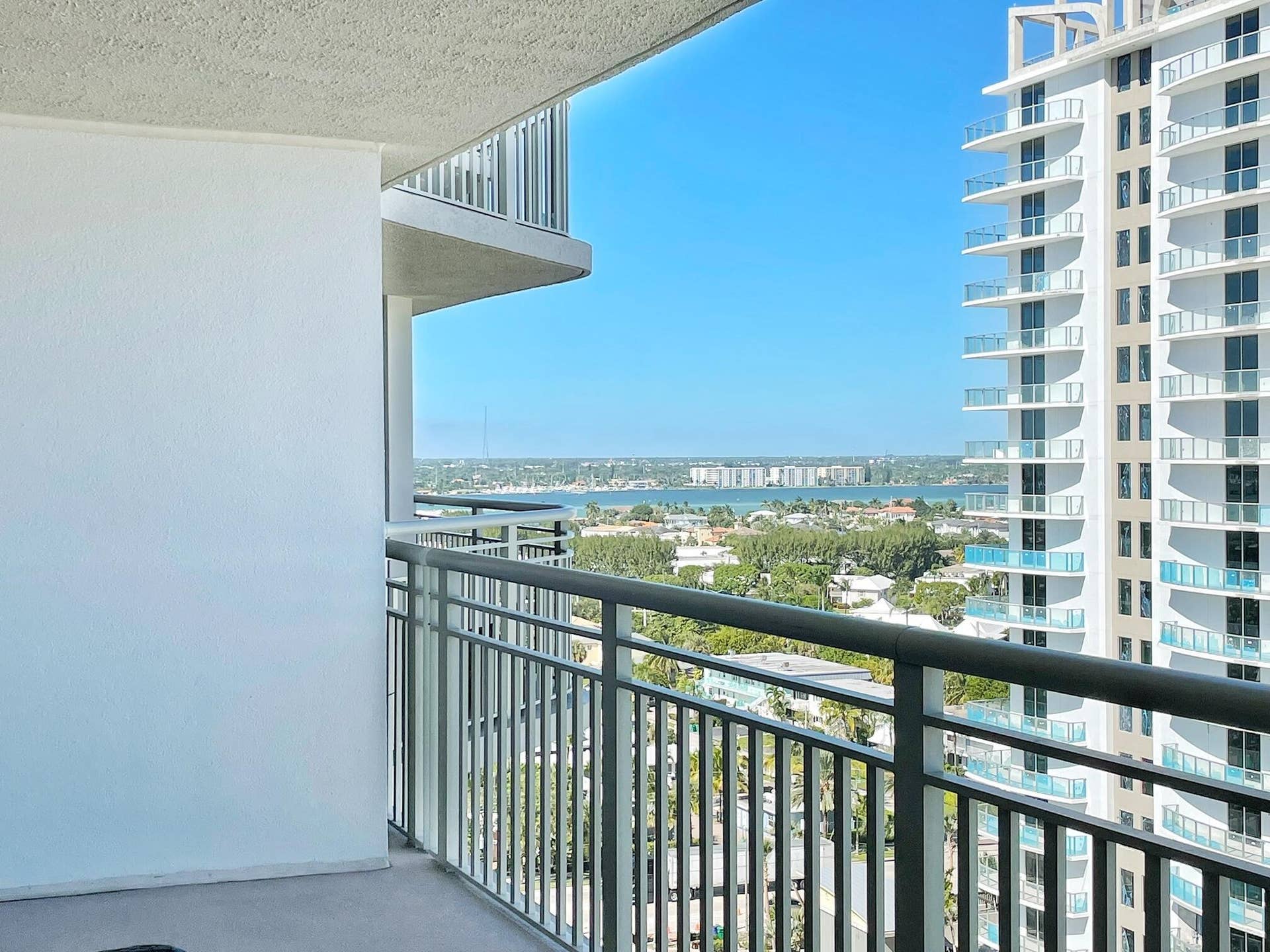 3000 N Ocean Drive, #16-b, Singer Island, Singer Island, FL 33404 Balcony with Intracoastal View